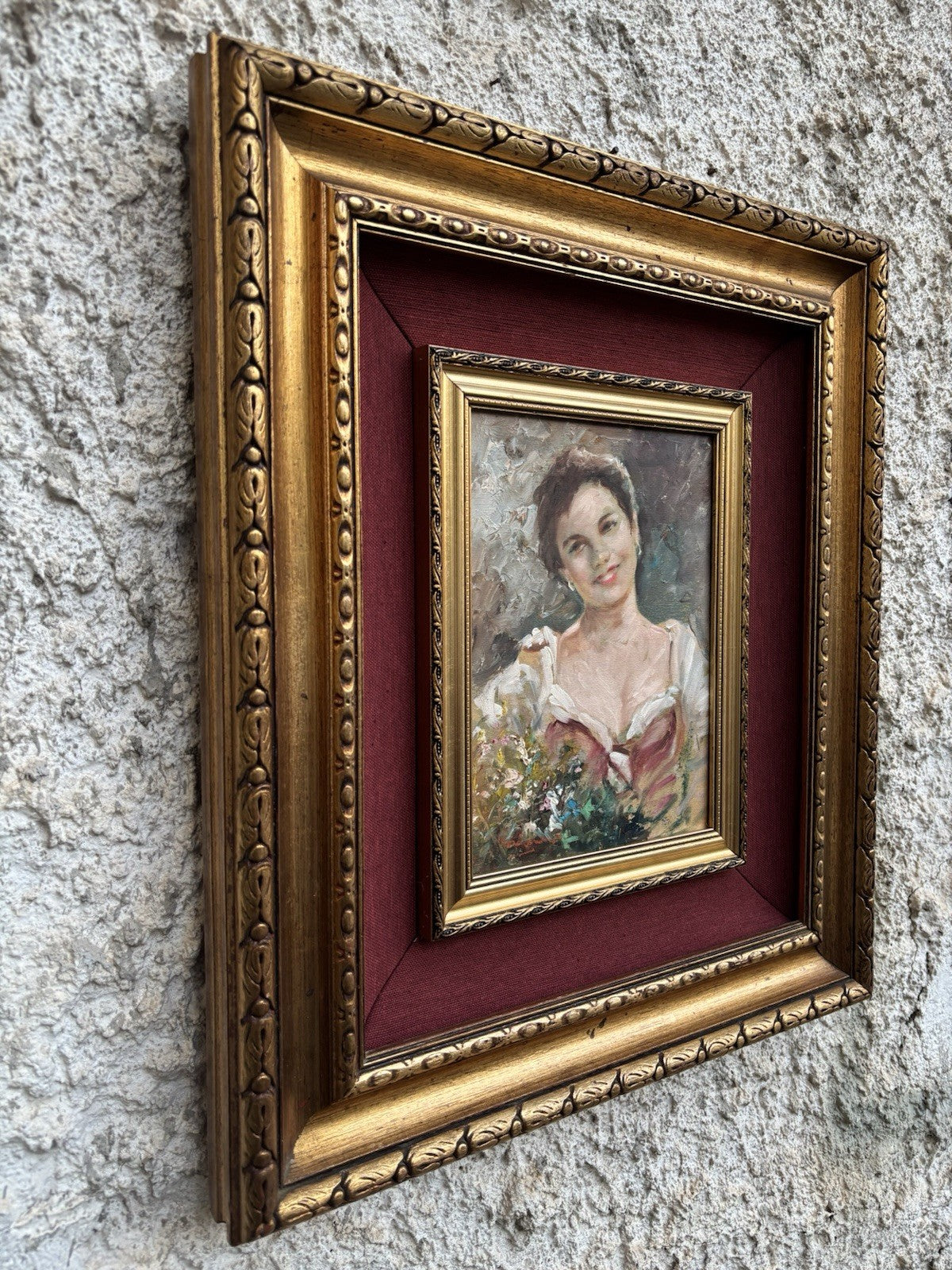 Quadro -Figura Di Donna-  dipinto a olio