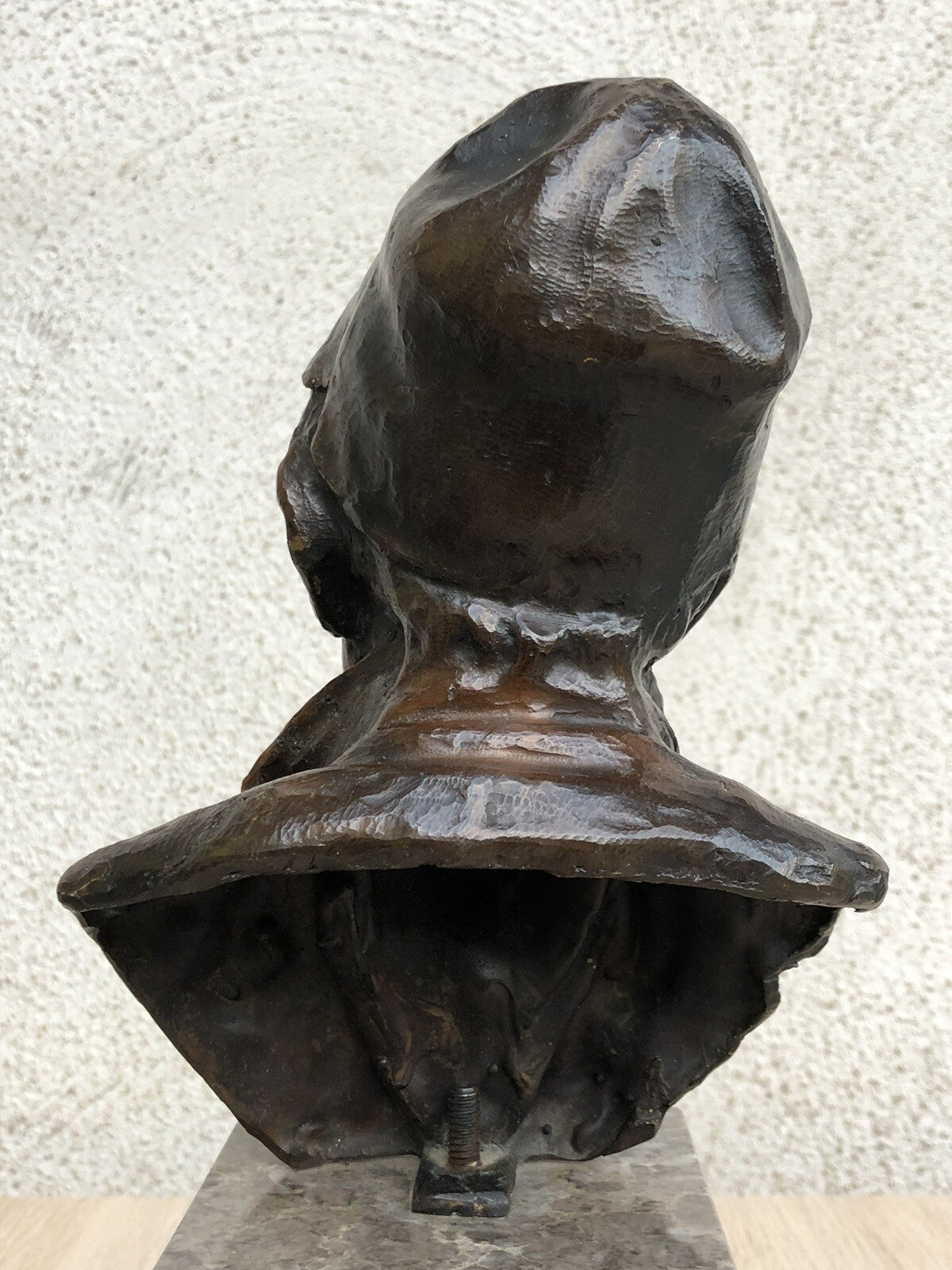 Scultura Vintage In Bronzo -anziano-