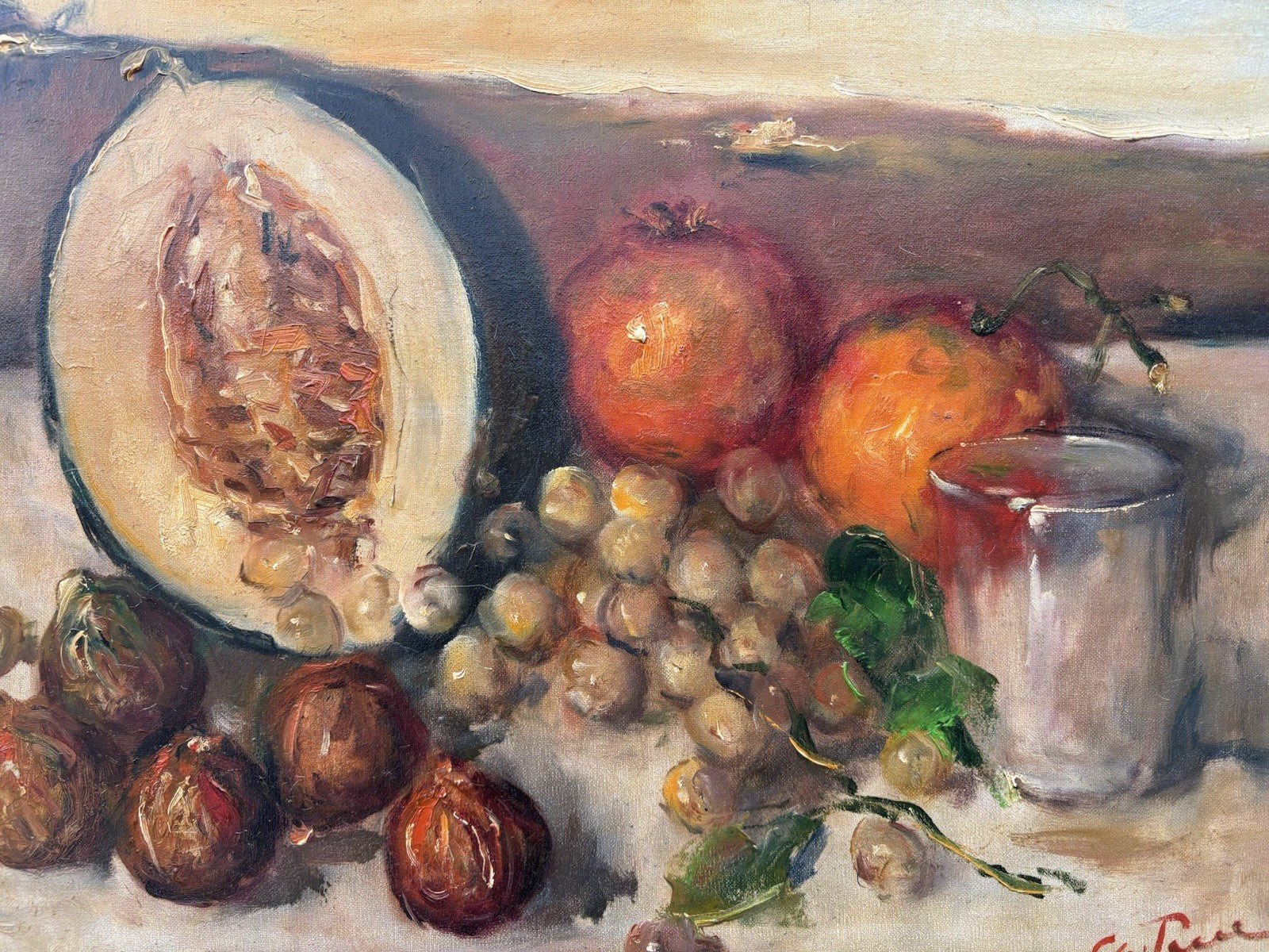 Quadro -Natura Morta- Giovanni Pane- dipinto a olio su tela