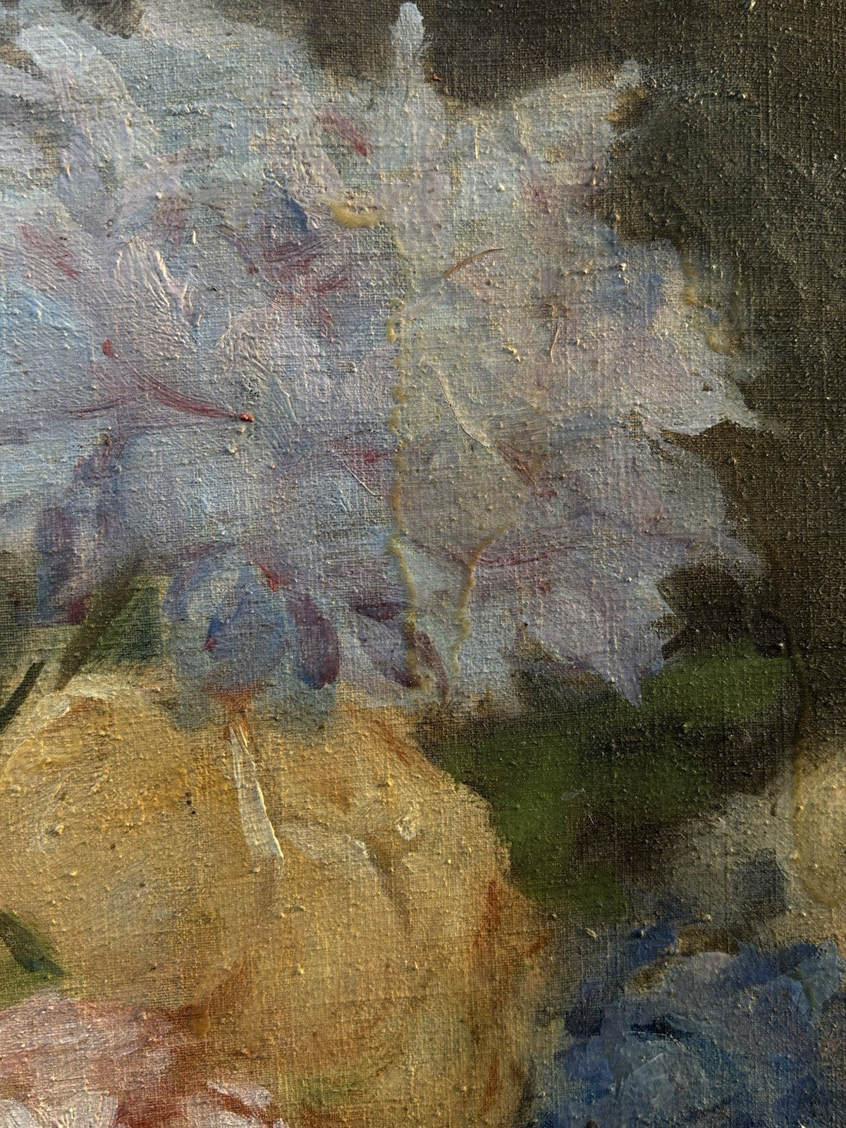 Quadro antico -Vaso Con Fiori- Giuseppe Alberto Cocco dipinto a olio su tela