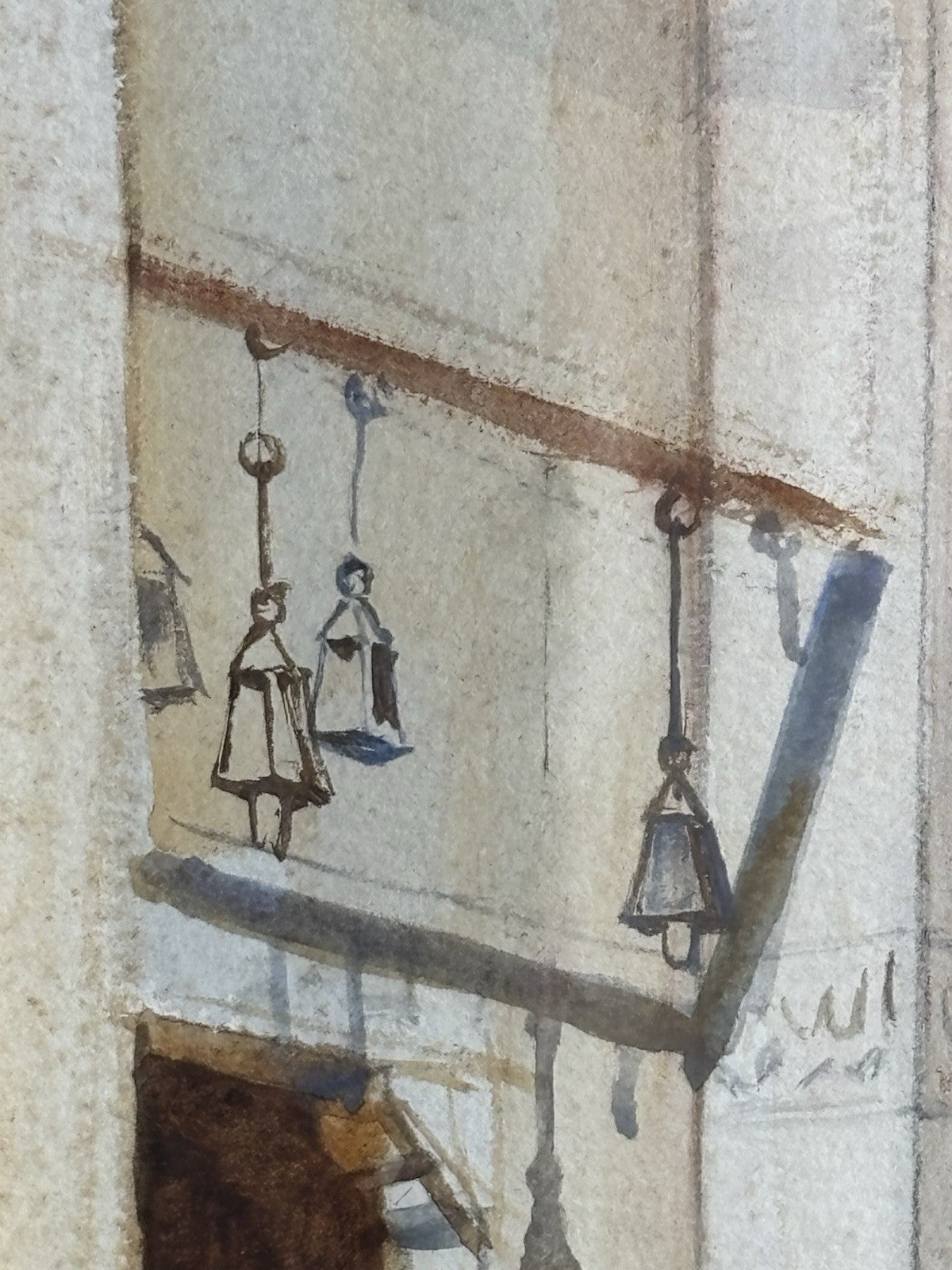 Quadro antico -Il Cairo- Henry Simpson realizzato ad acquerello su carta