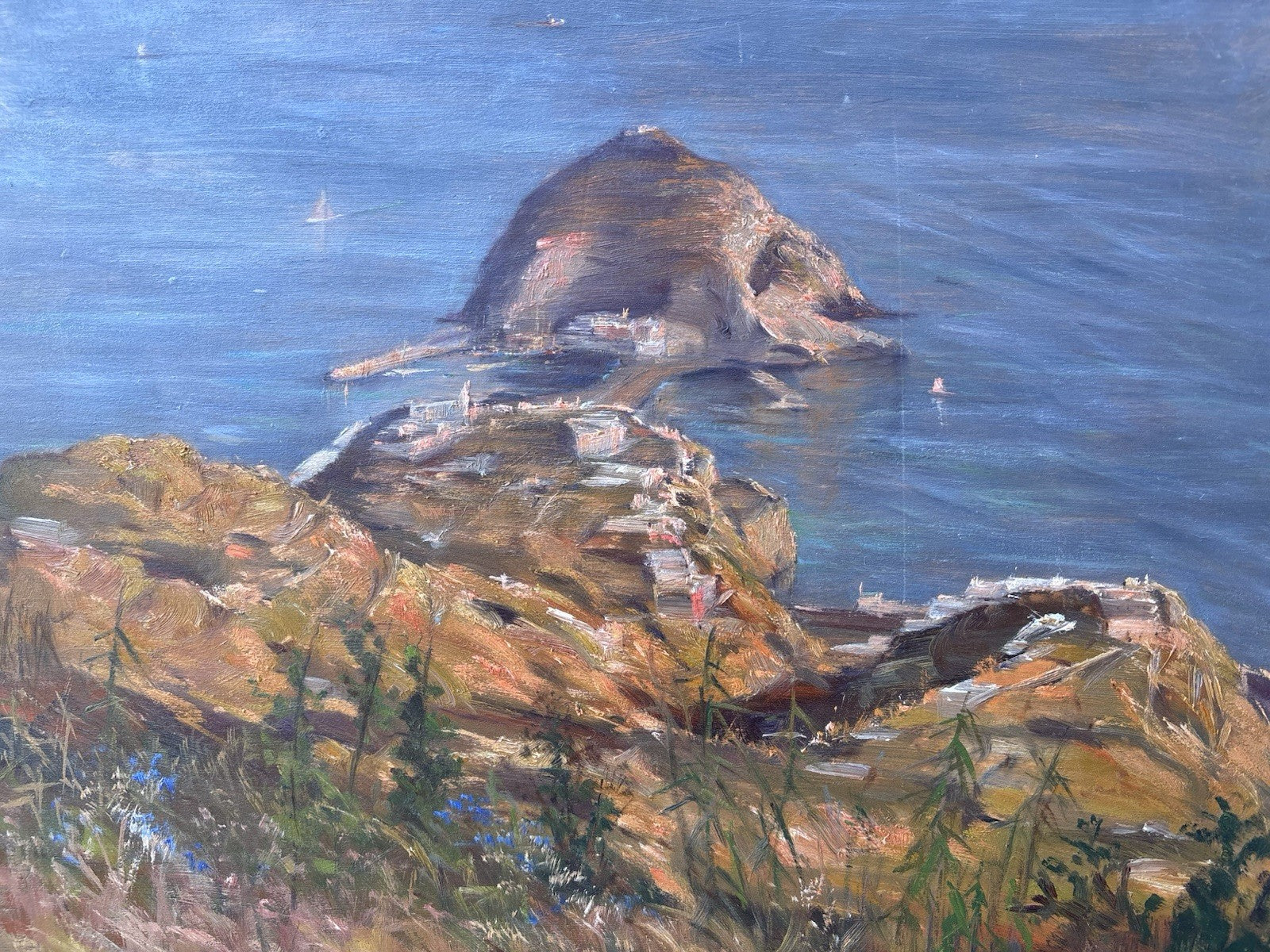 Quadro -Sant’Angelo D’Ischia- Antonio D’urso-dipinto a olio