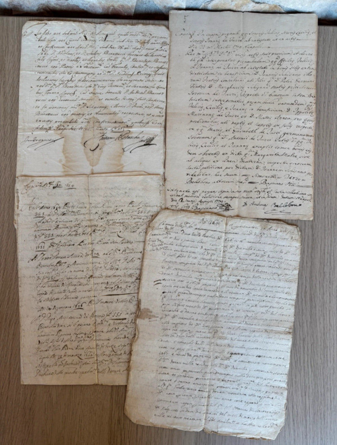 Documenti Manoscritti Antichi 1700/1800