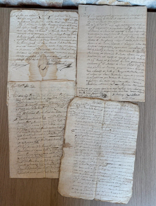 Documenti Manoscritti Antichi 1700/1800