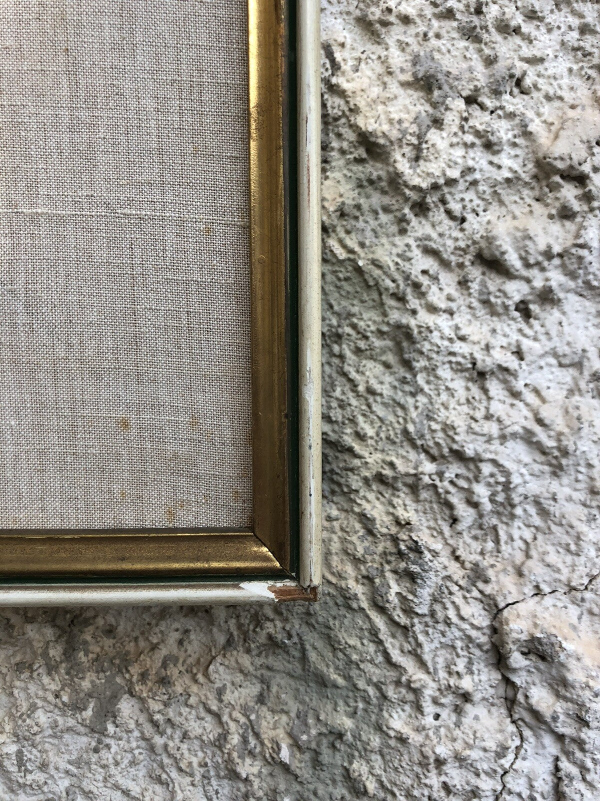 Quadro vintage -Mercato- dipinto a olio