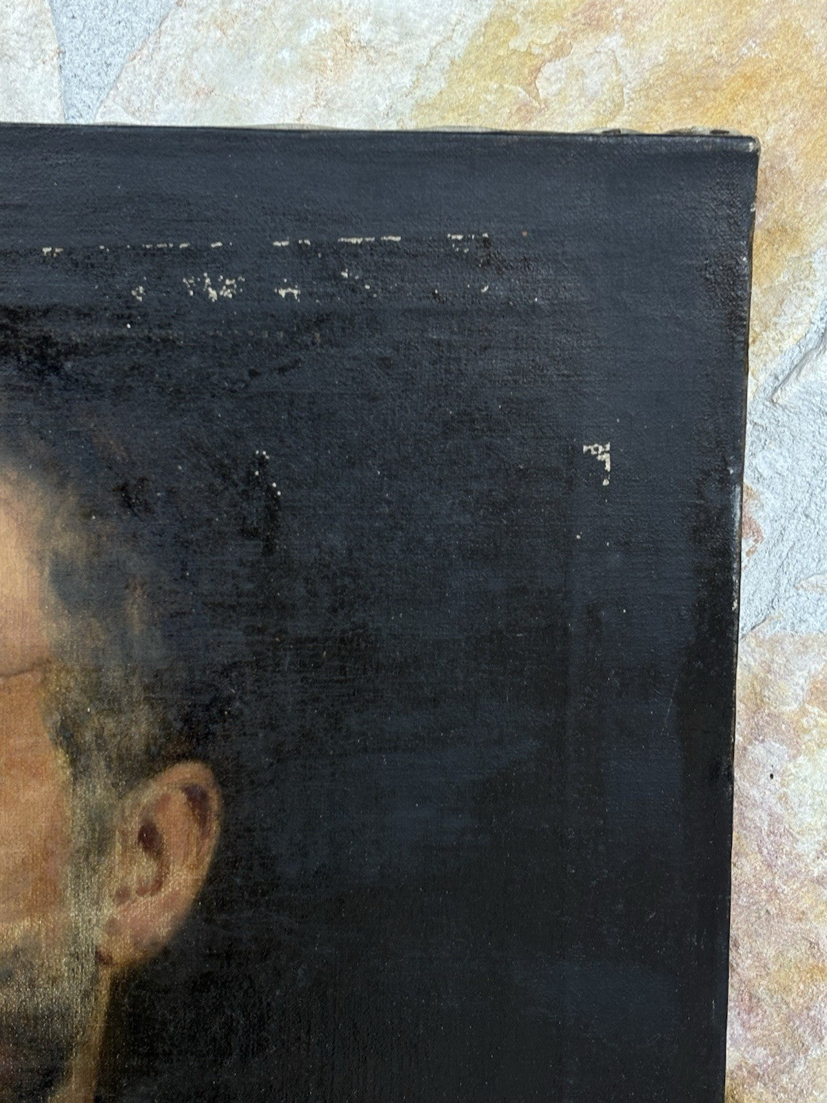 Quadro antico -Ritratto- dipinto a olio su tela