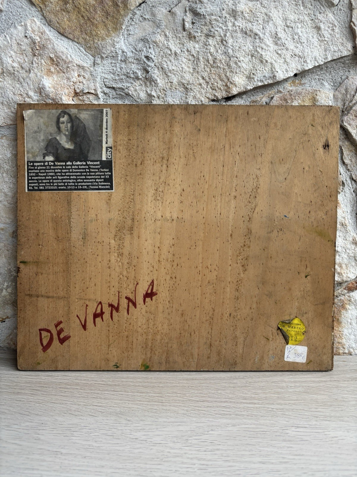 Quadro -Paesaggio- Domenico De Vanna dipinto a olio su tavola