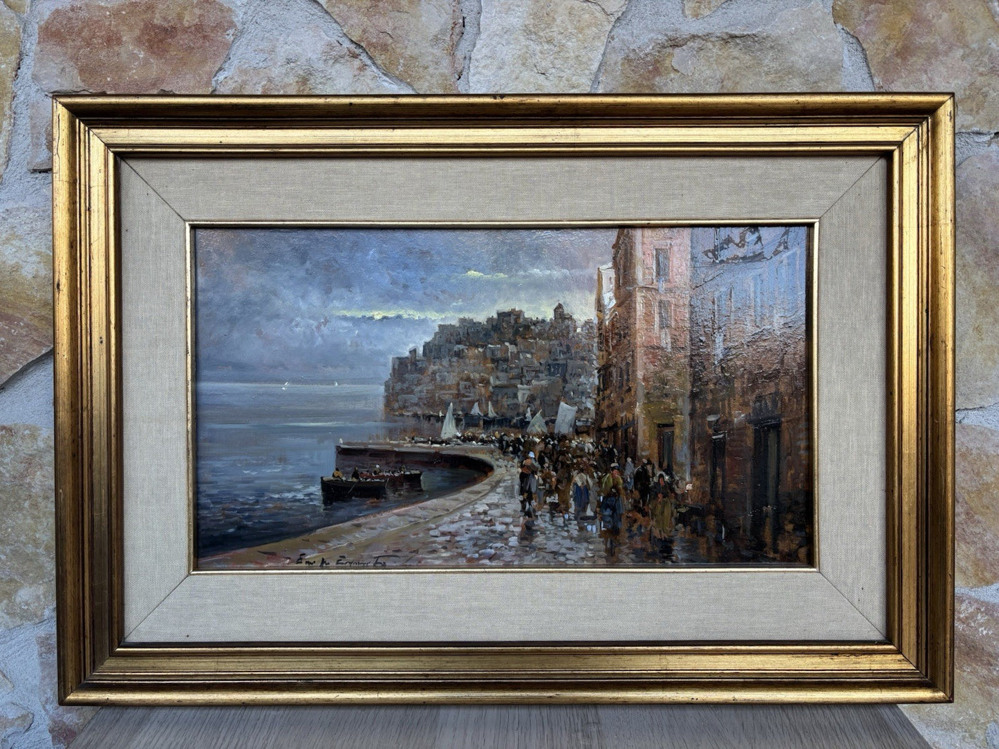 Quadro -Bacoli- Eniko Esposito dipinto a olio