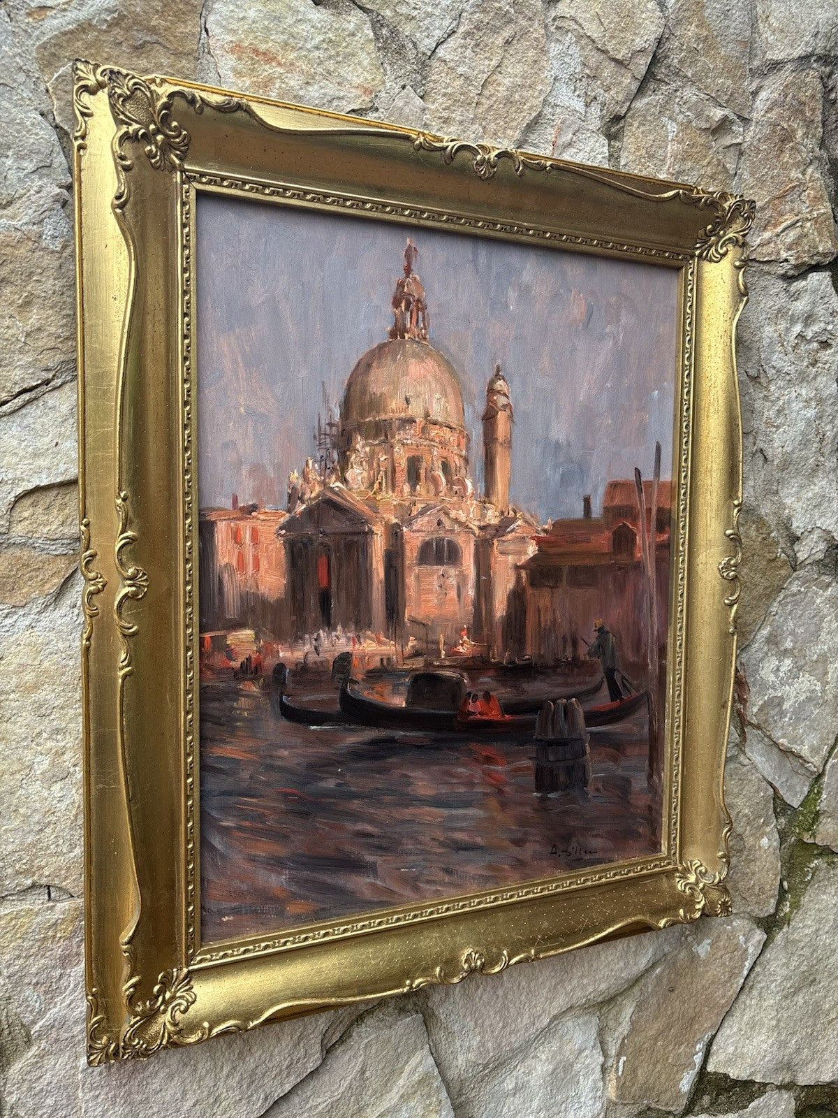 Quadro -Marina Di Venezia- Antonio D’urso- dipinto a olio