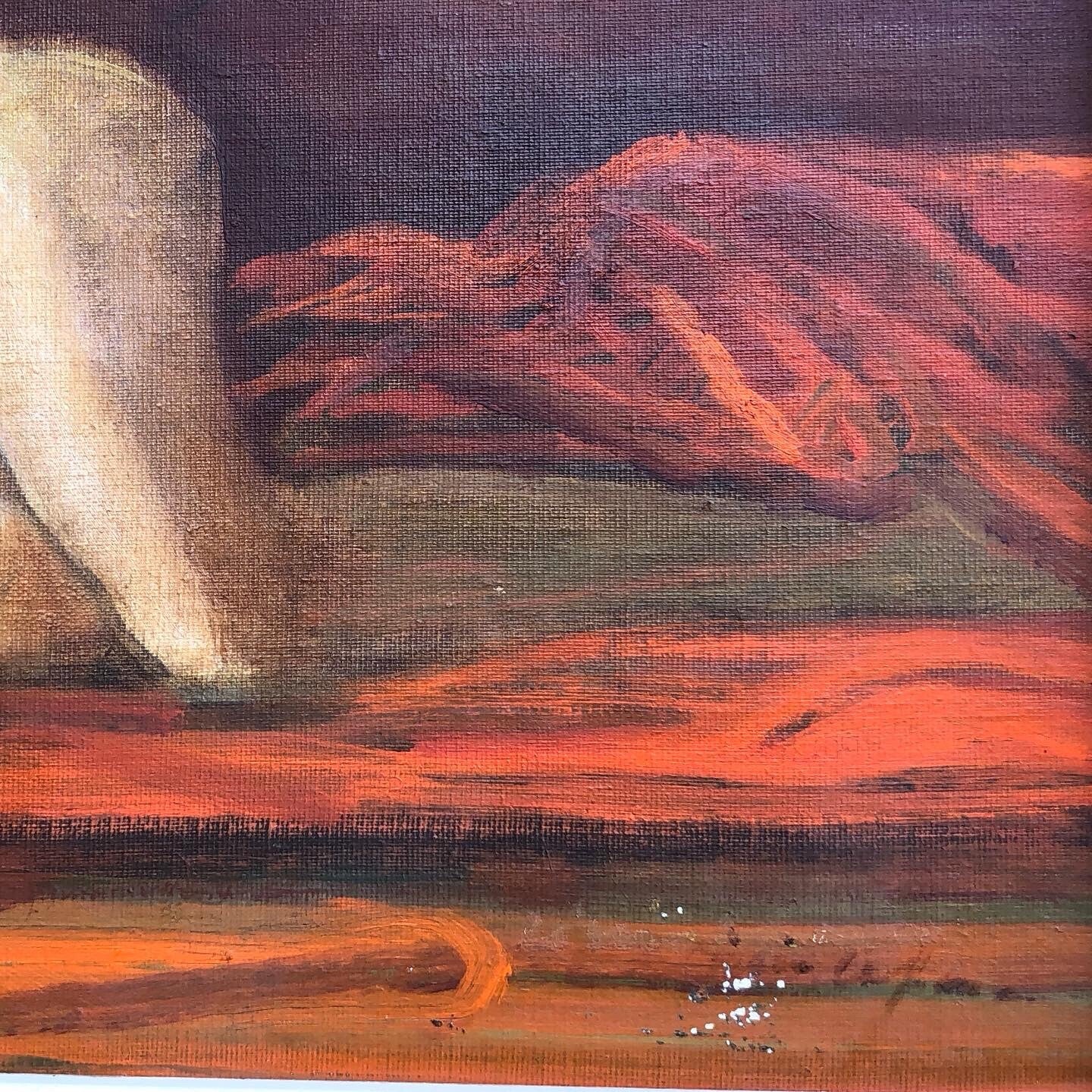Quadro vintage -Nudo Artistico-dipinto a olio