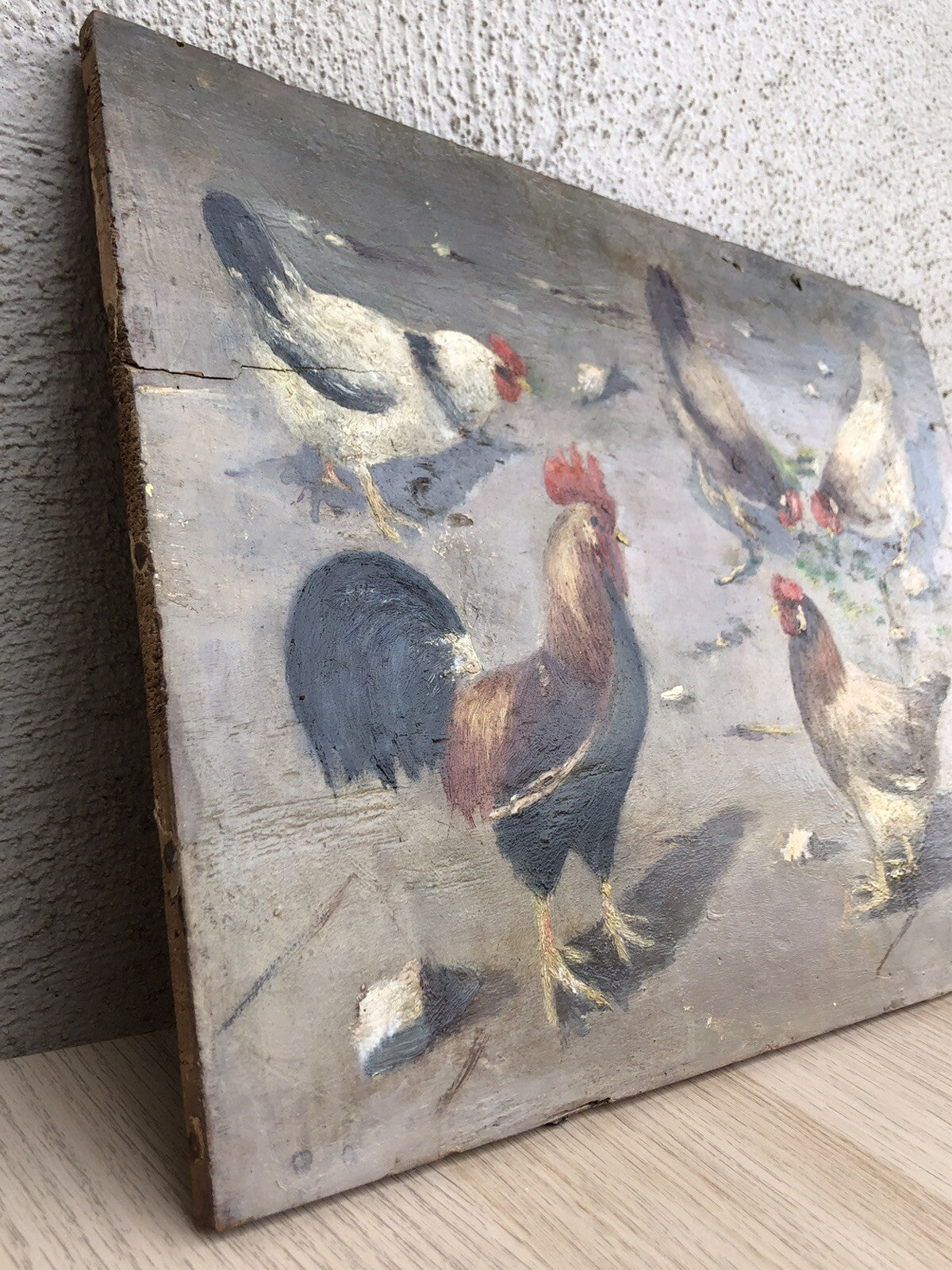 Quadro antico anonimo 800 dipinto a olio su tavola