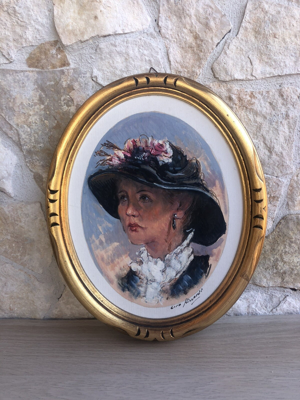 Quadro -Figura Di Donna- dipinto a olio