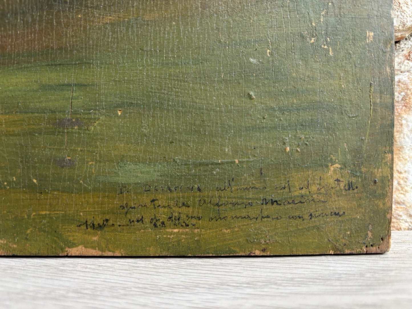 Quadro -Paesaggio- Domenico De Vanna dipinto a olio su tavola