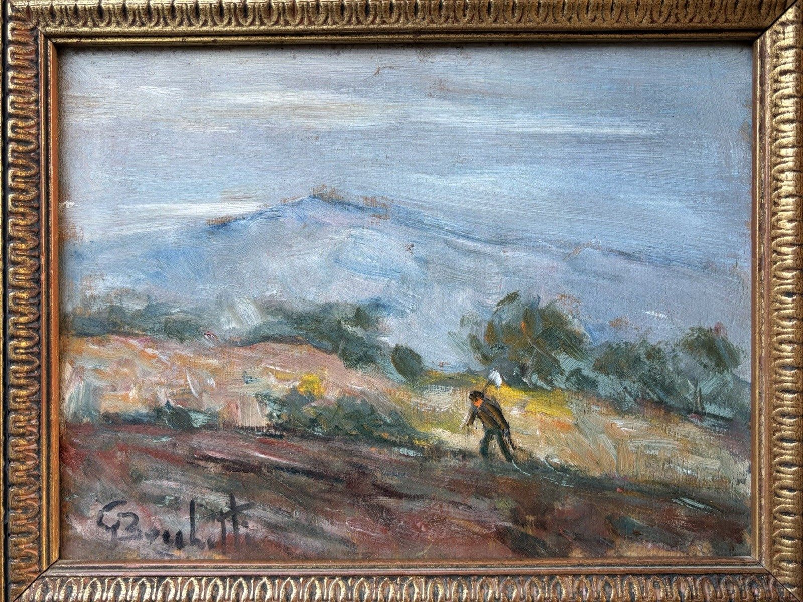Coppia quadri -Paesaggi- Gaetano Bocchetti dipinti a olio