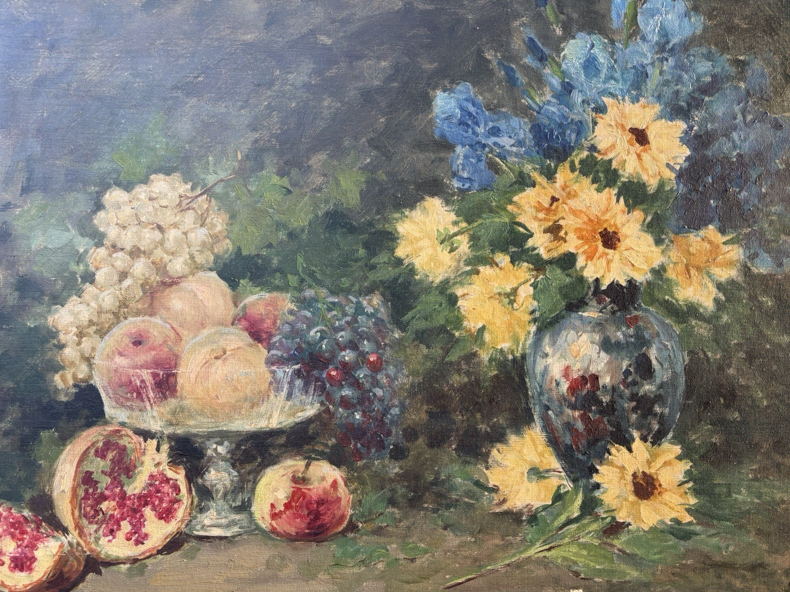 Quadro antico -Natura Morta- Giuseppe Alberto Cocco dipinto a olio su tela