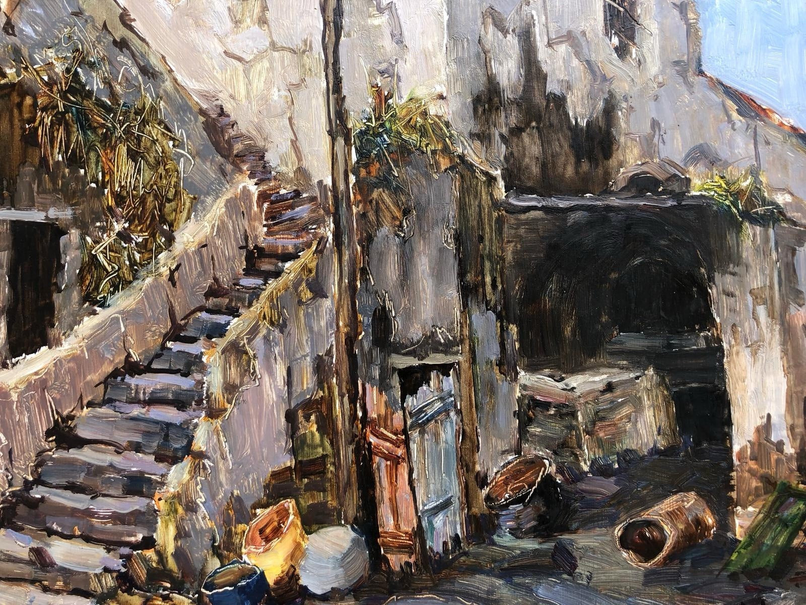 Quadro -Vecchio Forno- Raffaele Lopez dipinto a olio