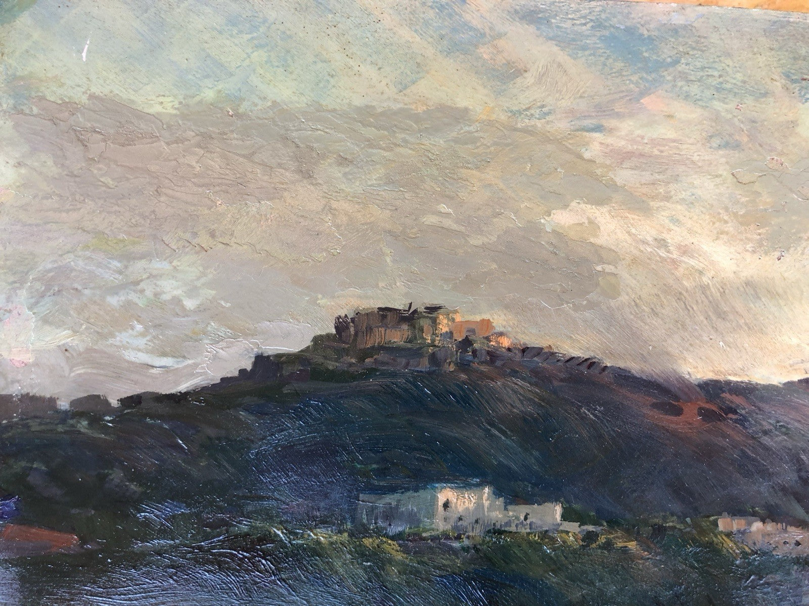 Quadro -Porto Con Barche- Edoardo Pizzirani dipinto a olio