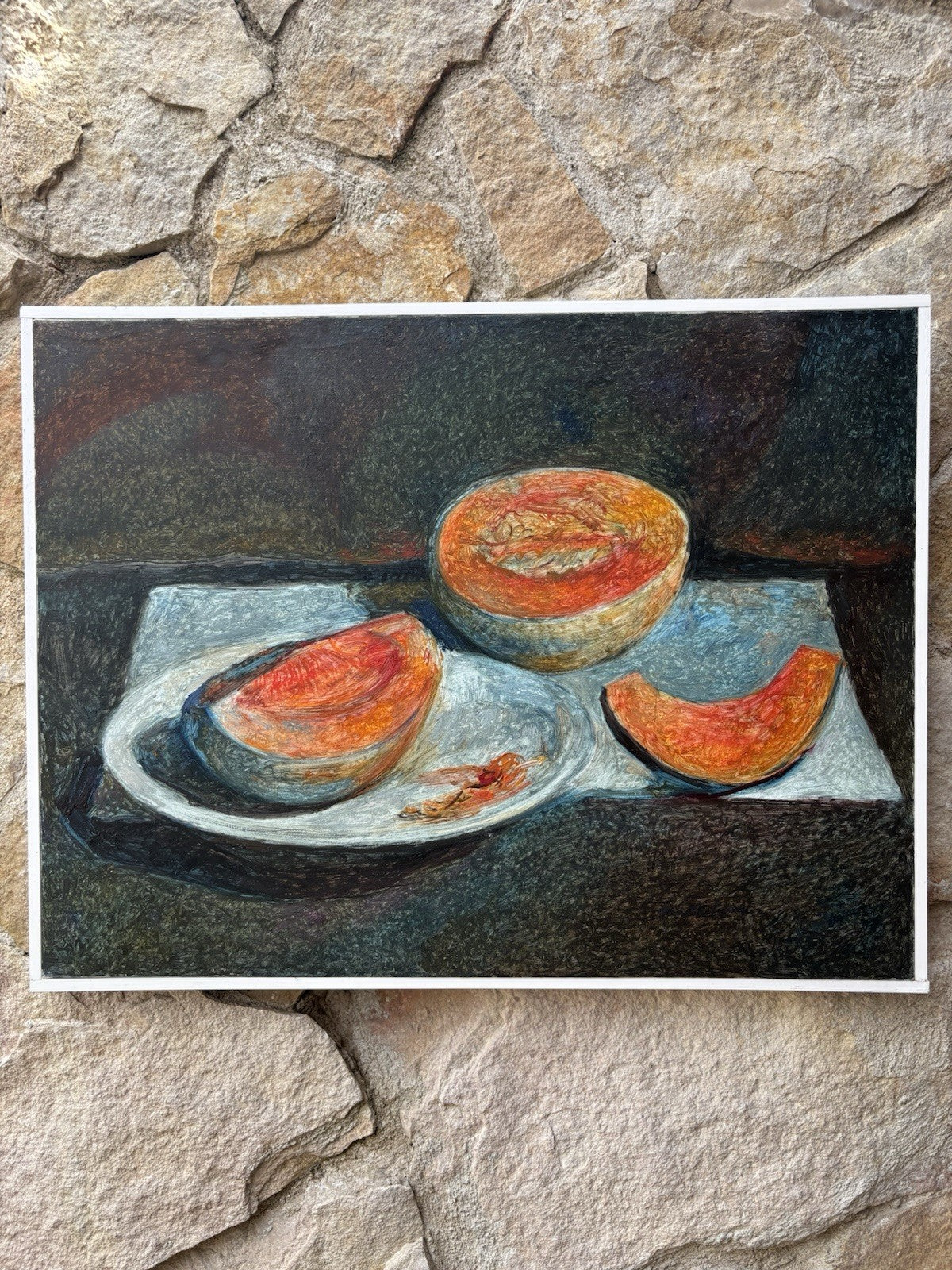 Quadro -Natura Morta- Achille Capaldo- dipinto a olio su tela