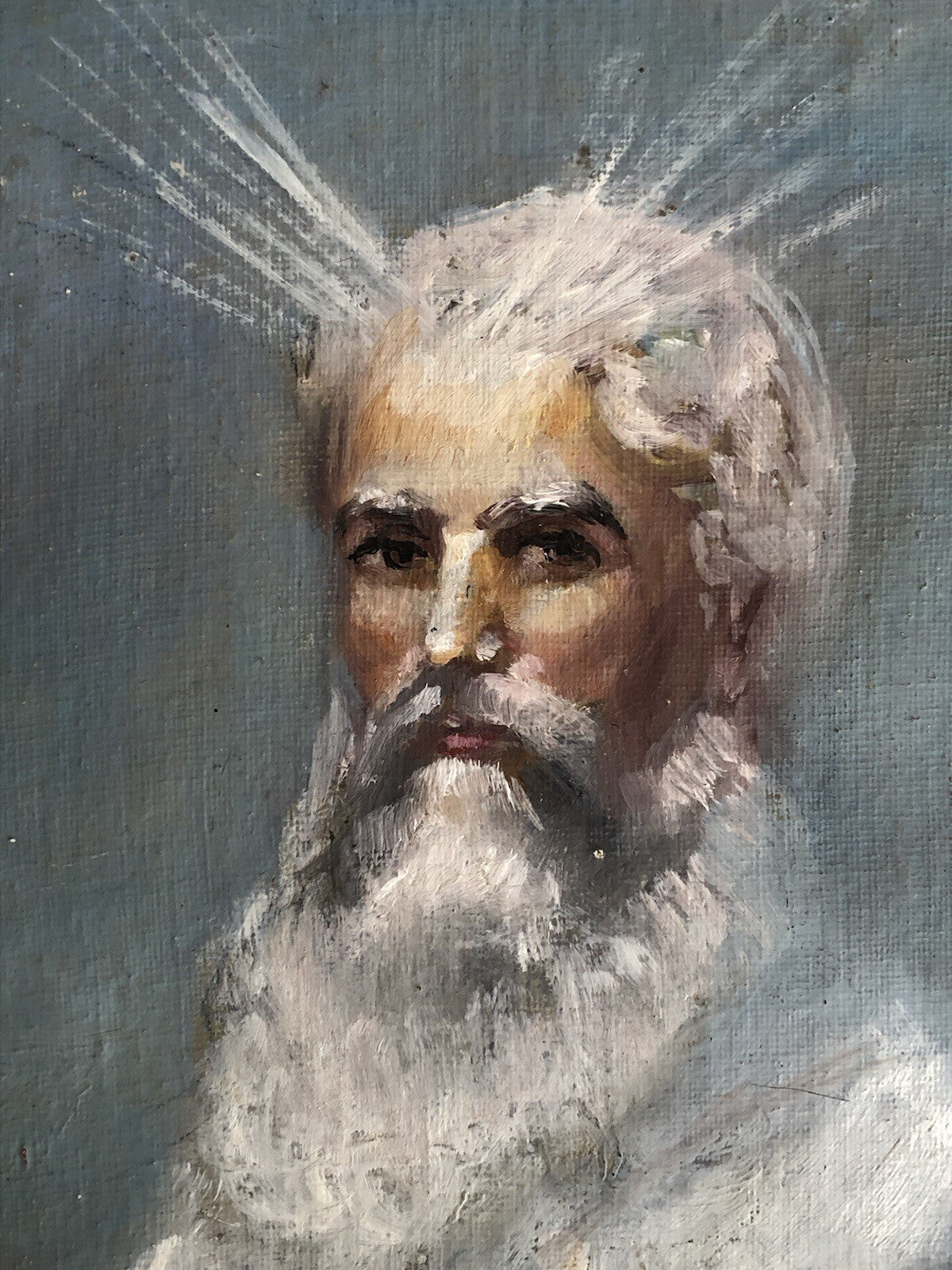 Quadro antico -Santo- dipinto a olio