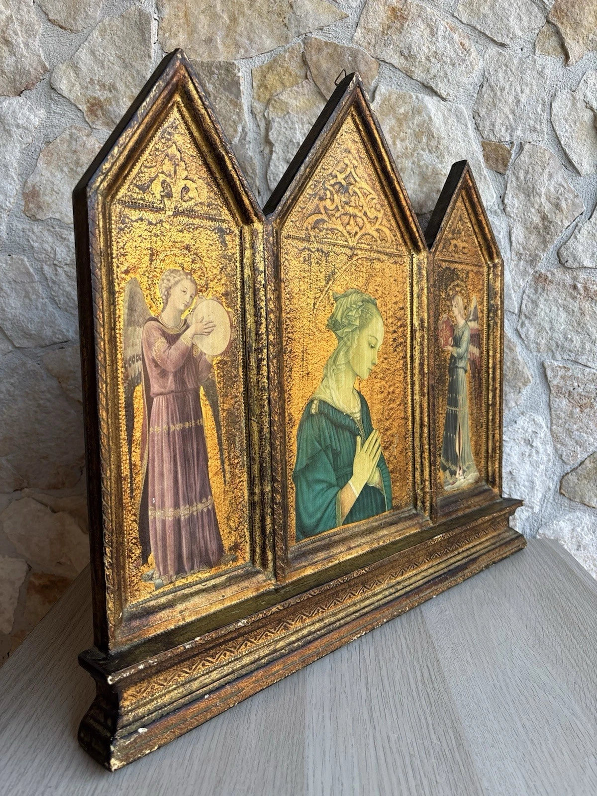 Quadro Icona Religiosa Vintage