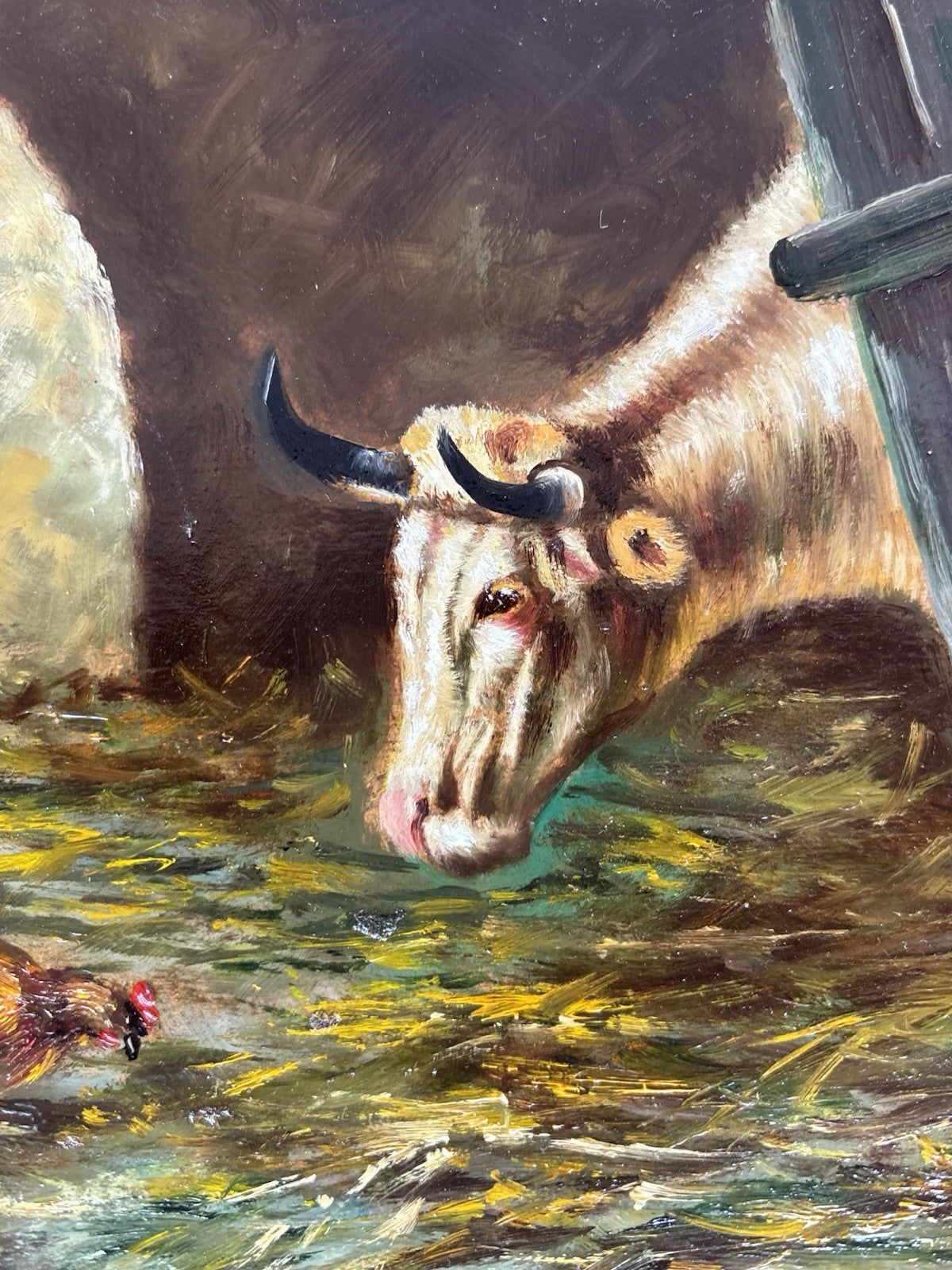 Quadro -Figure Animali- dipinto a olio