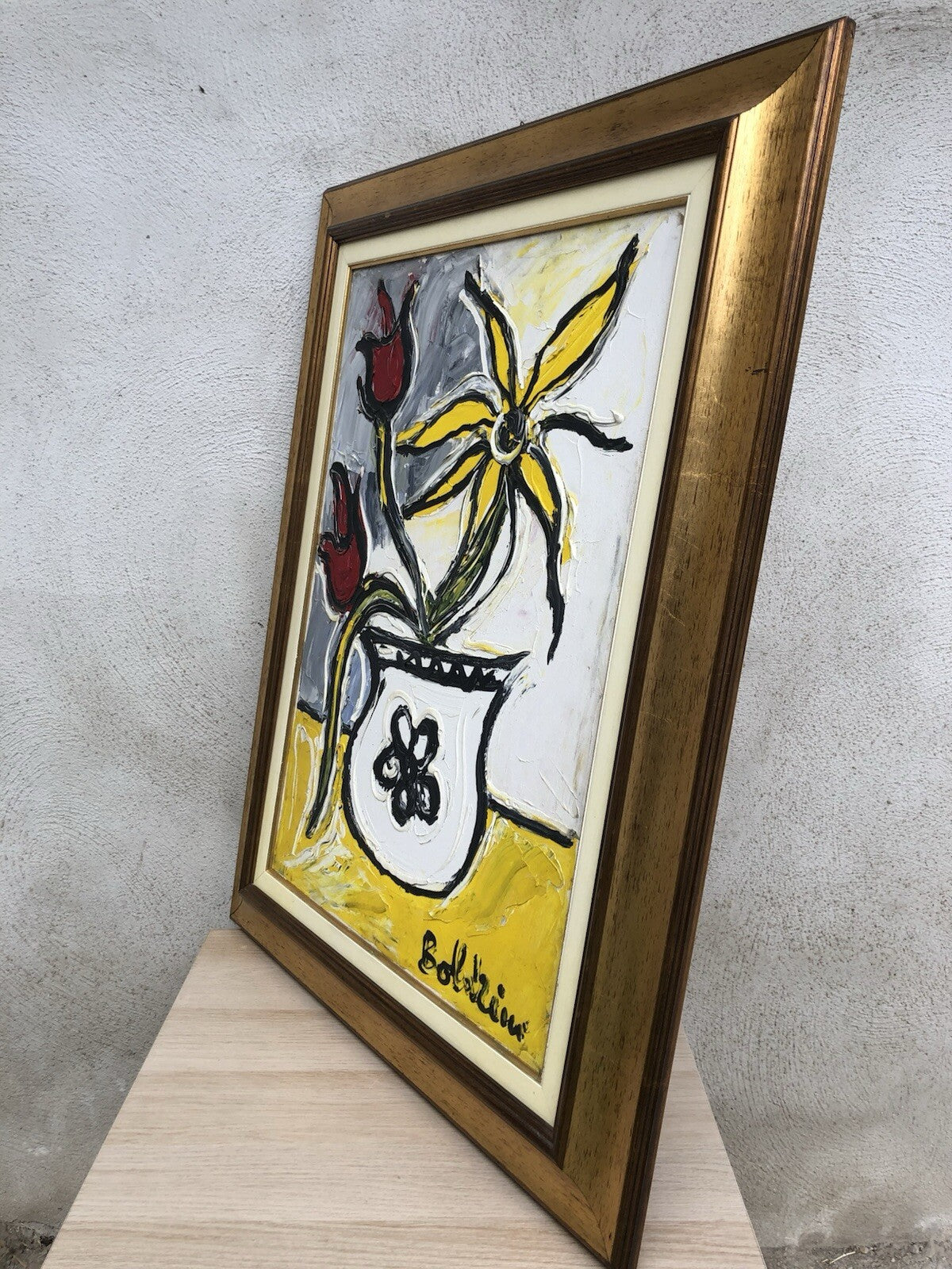 Quadro -Natura Morta- Gustavo Boldrini dipinto a olio su tela