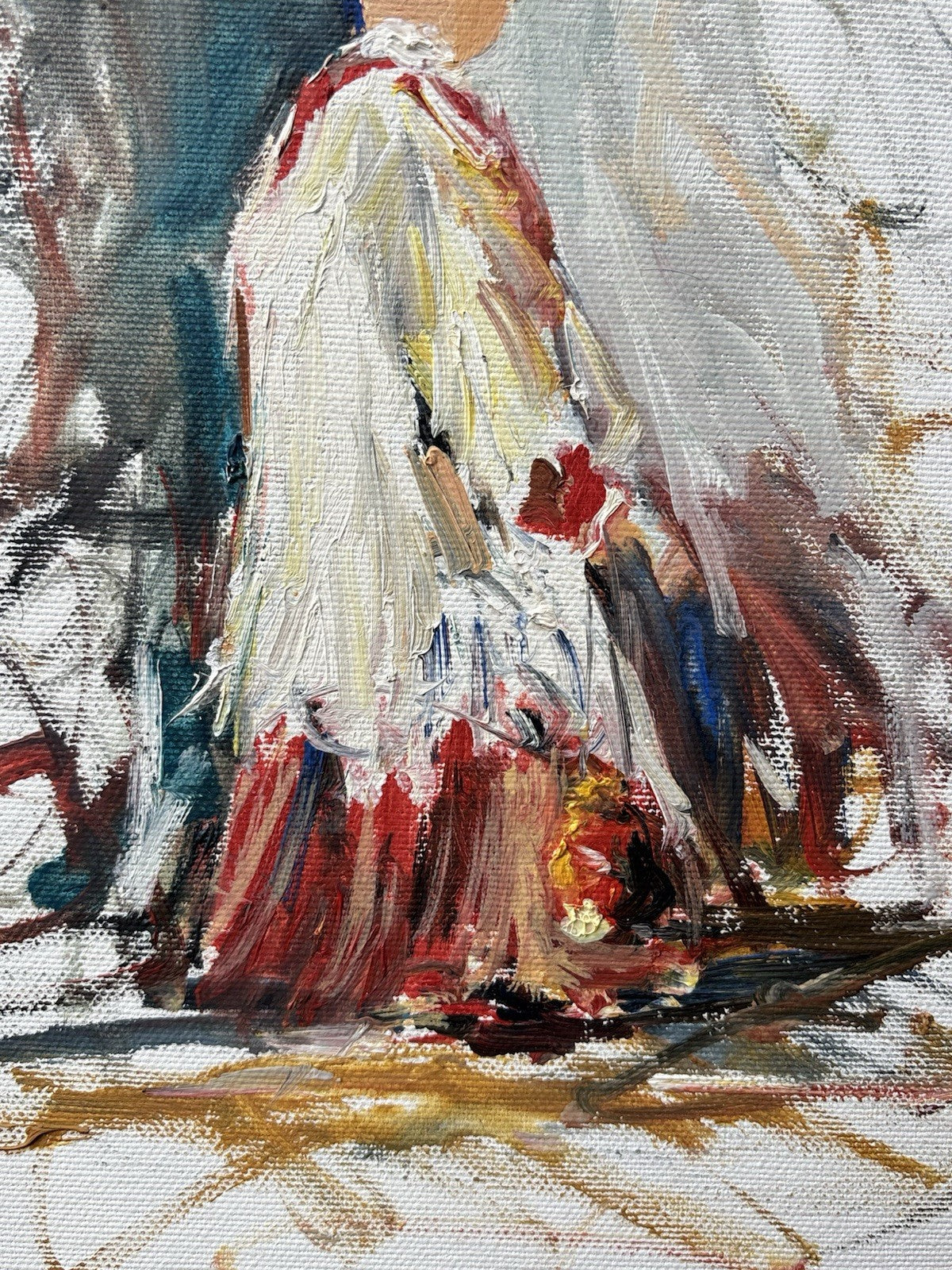 Quadro -Chierichetto- Rocco Carvelli- dipinto a olio su tela
