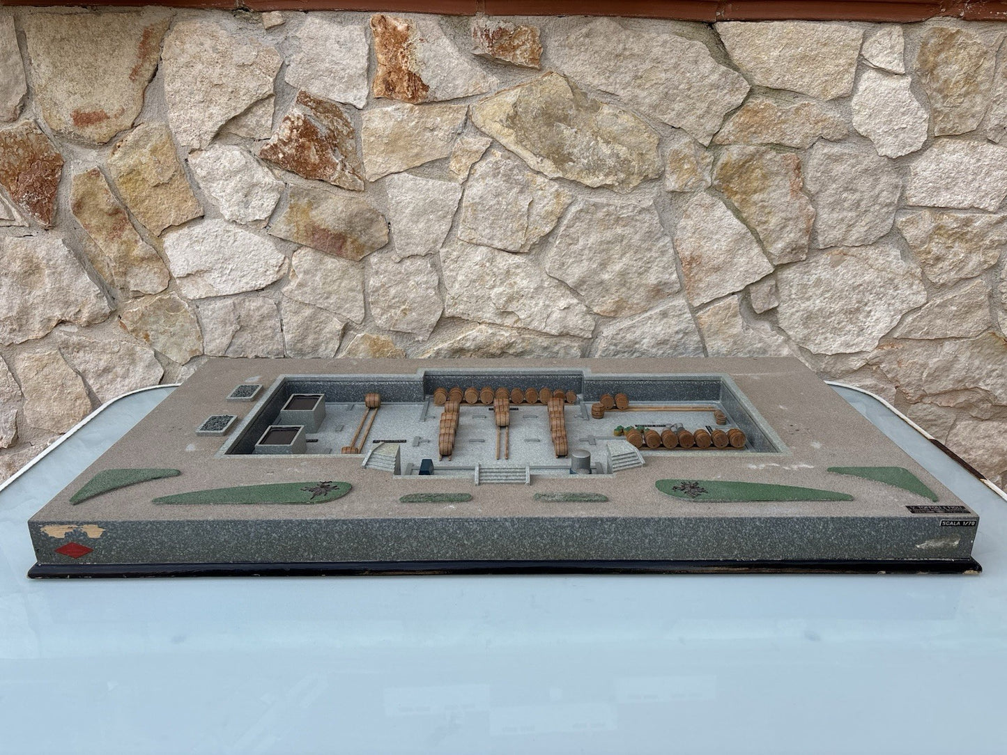 Modello Architettonico Vintage, Oleificio, V.Toffoli E Figli Anni’50