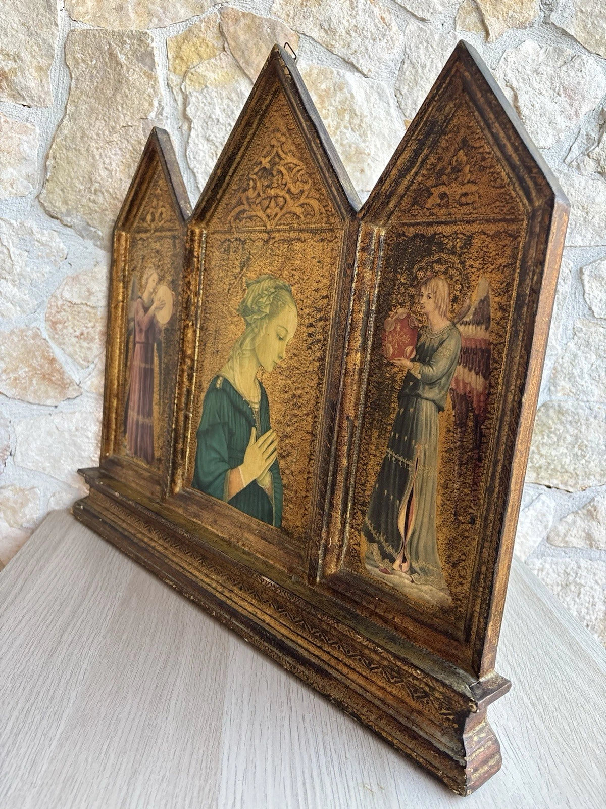 Quadro Icona Religiosa Vintage