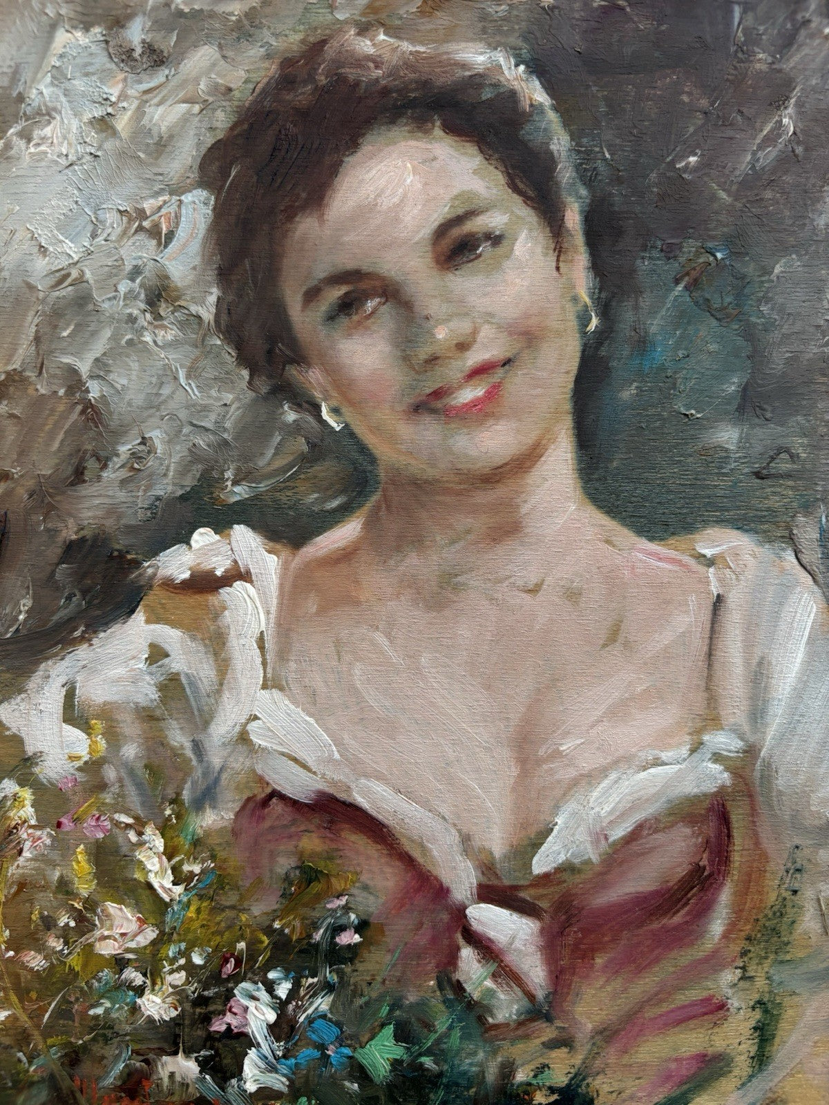 Quadro -Figura Di Donna-  dipinto a olio