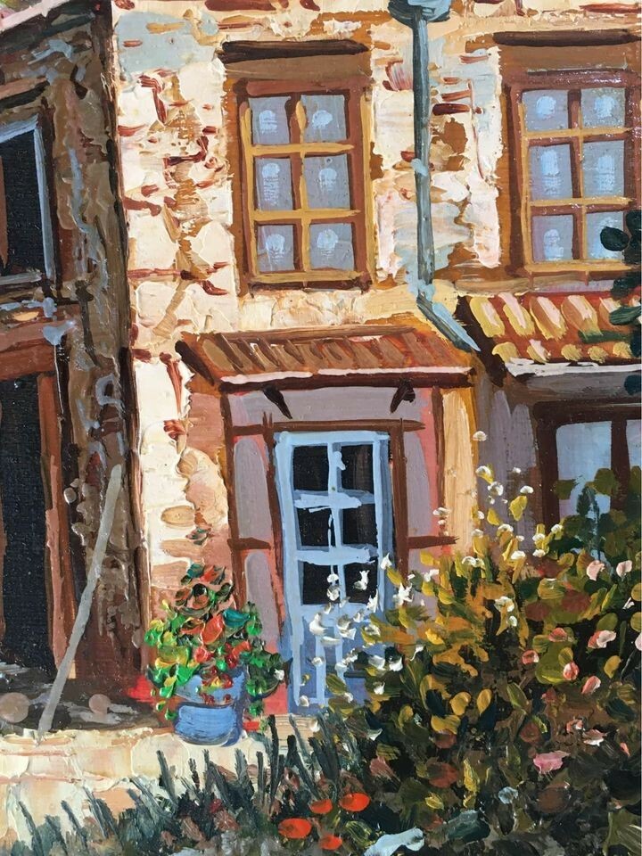 Quadro vintage dipinto a olio