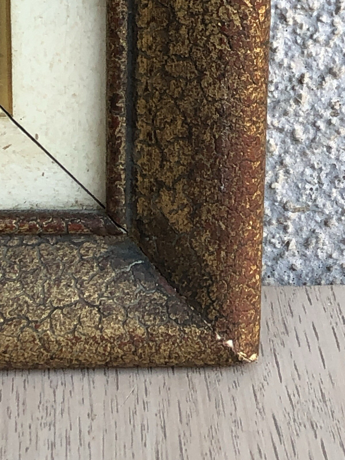 Vecchio Quadro -Nei Pressi Del Campanile- dipinto a olio su tavoletta