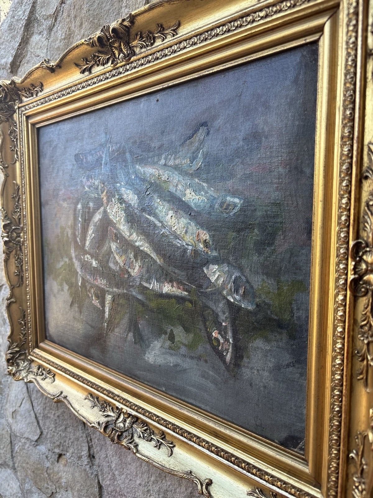 Quadro -Alici- Vincenzo Colucci ? dipinto a olio