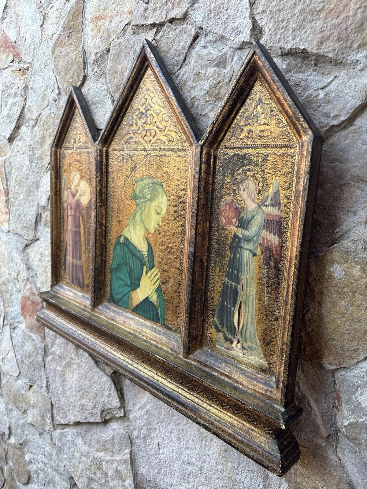 Quadro Icona Religiosa Vintage