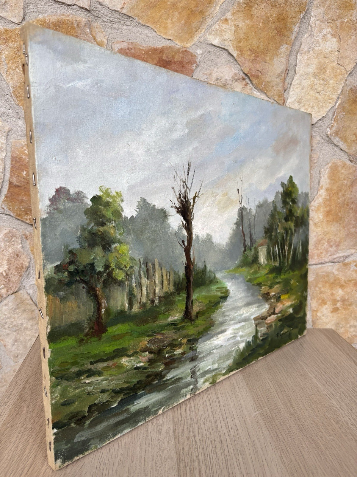 Quadro -Paesaggio- Francesco Graniglia dipinto a olio su tela