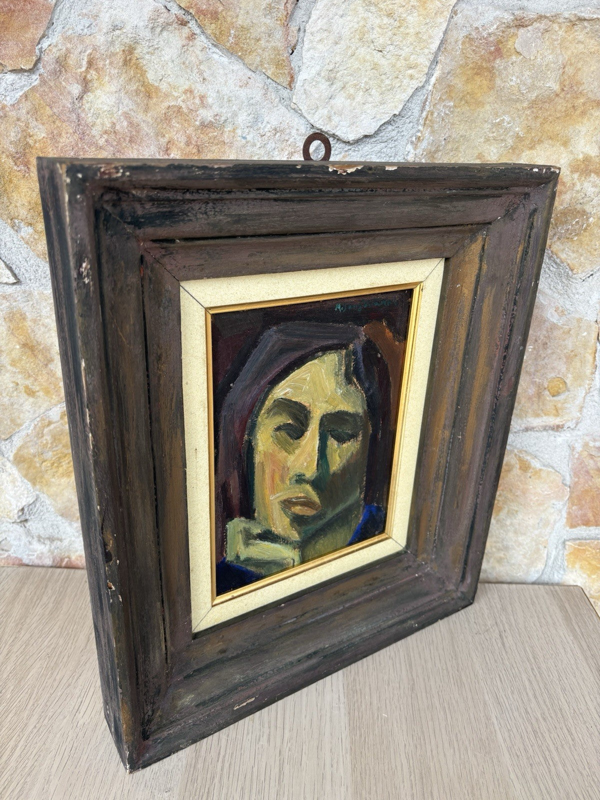 Quadro -Figura- Mario Sangiovanni dipinto a olio