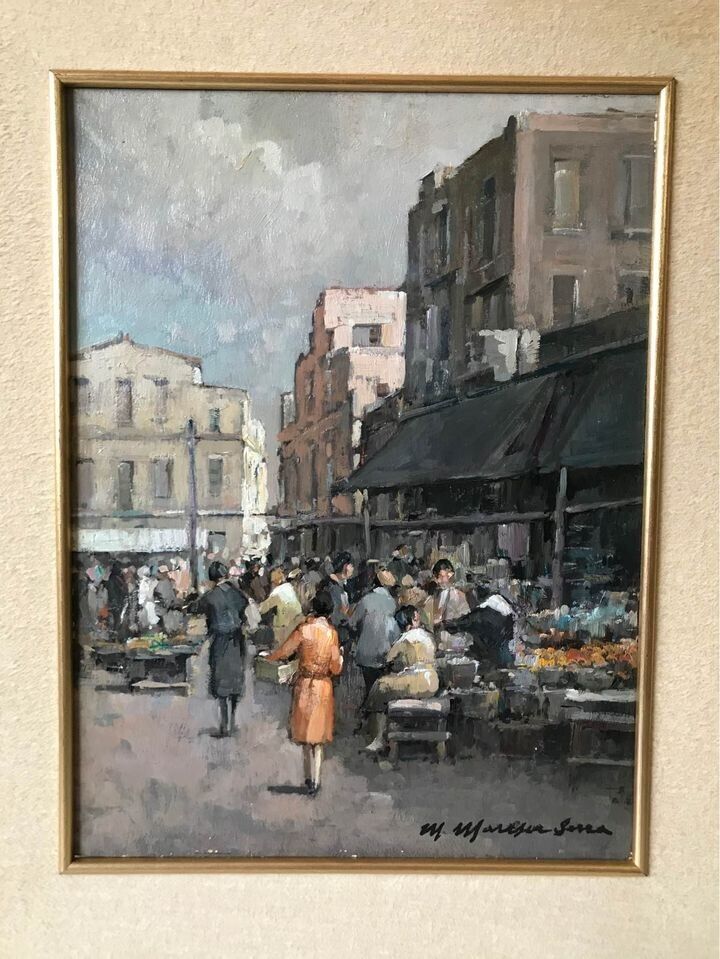 Quadro MARIO MARESCA SERRA dipinto a olio su tavoletta