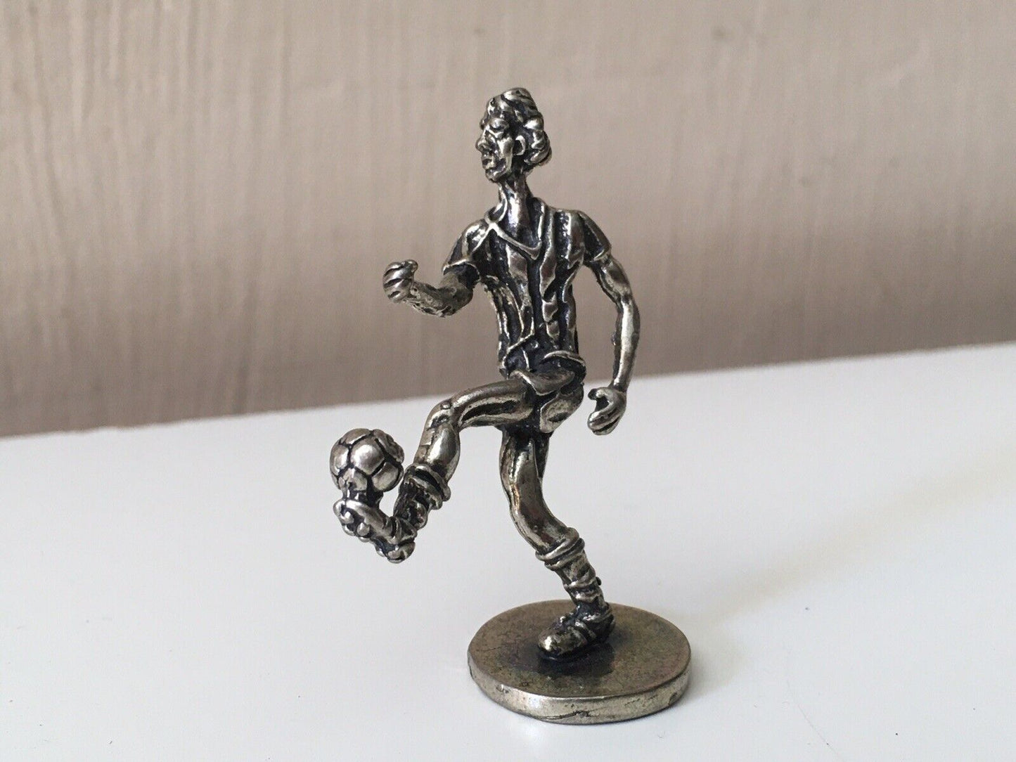 Miniatura Calciatore in argento 925 vintage Microfusione