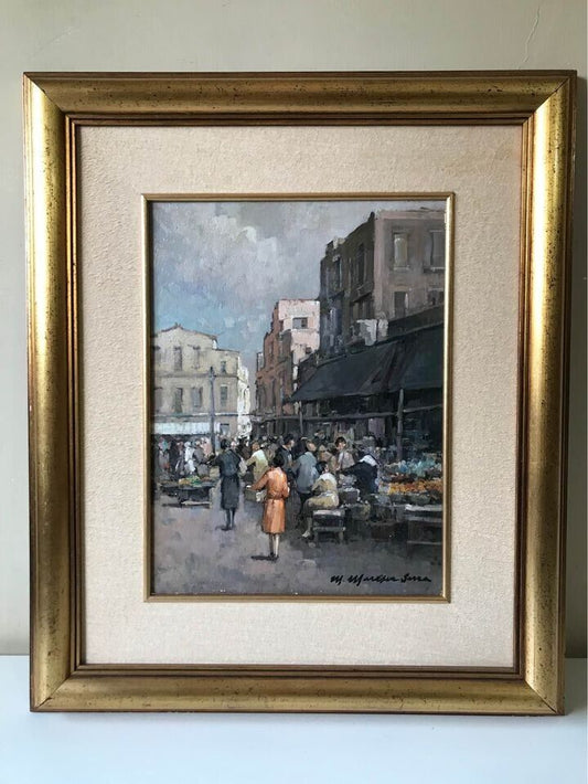 Quadro MARIO MARESCA SERRA dipinto a olio su tavoletta