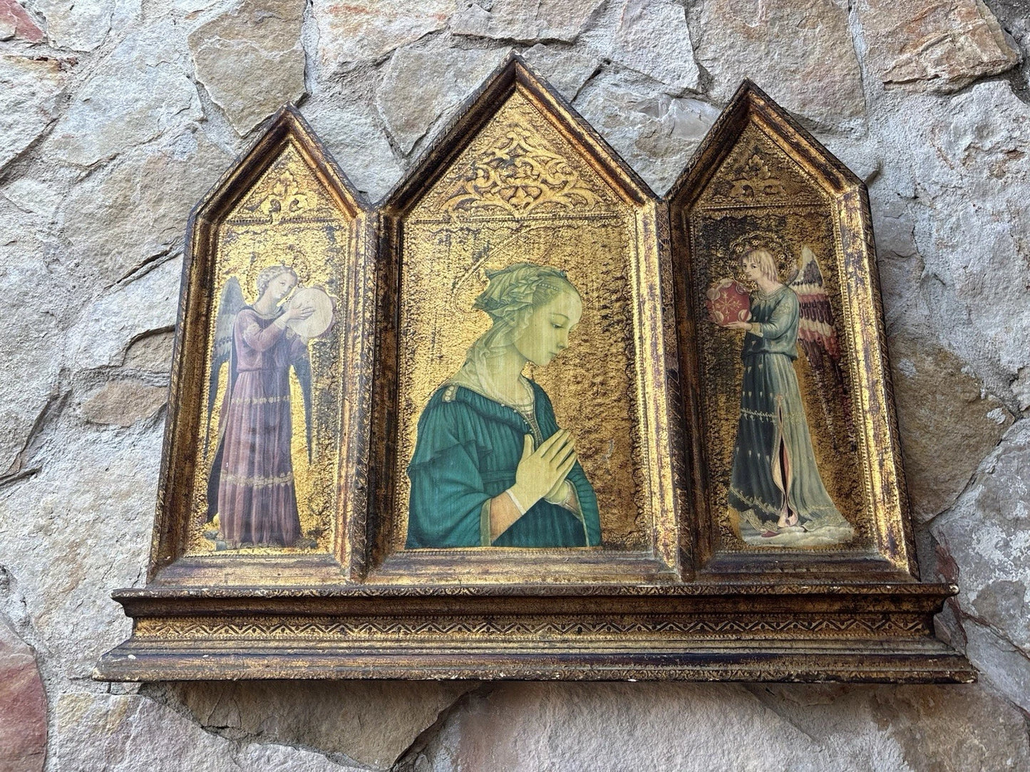 Quadro Icona Religiosa Vintage