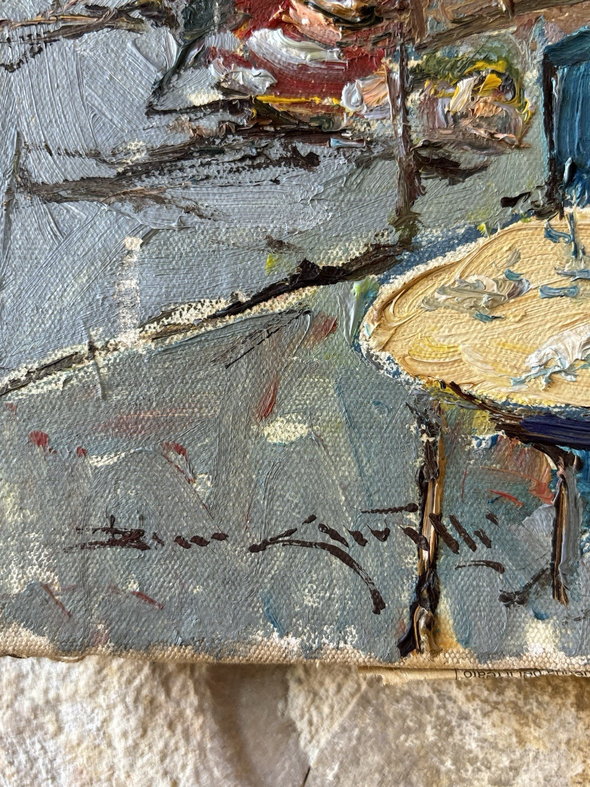 Quadro -Firenze- Rocco Carvelli- dipinto a olio su tela