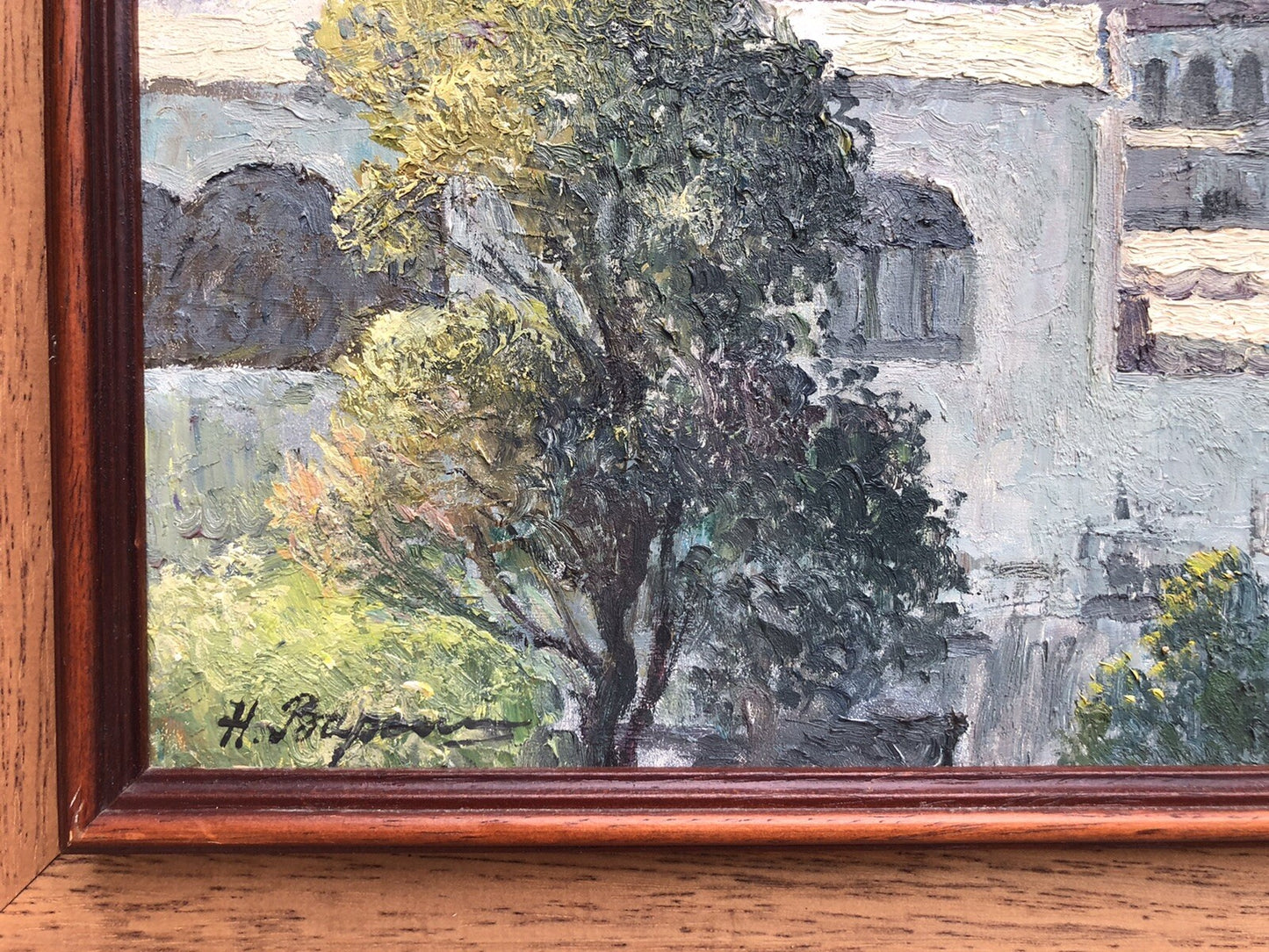 Quadro vintage -Paesaggio- dipinto a olio