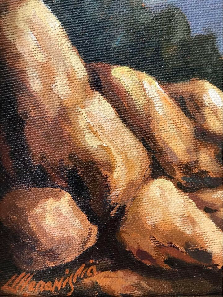 Quadro Carmine Meraviglia dipinto a olio