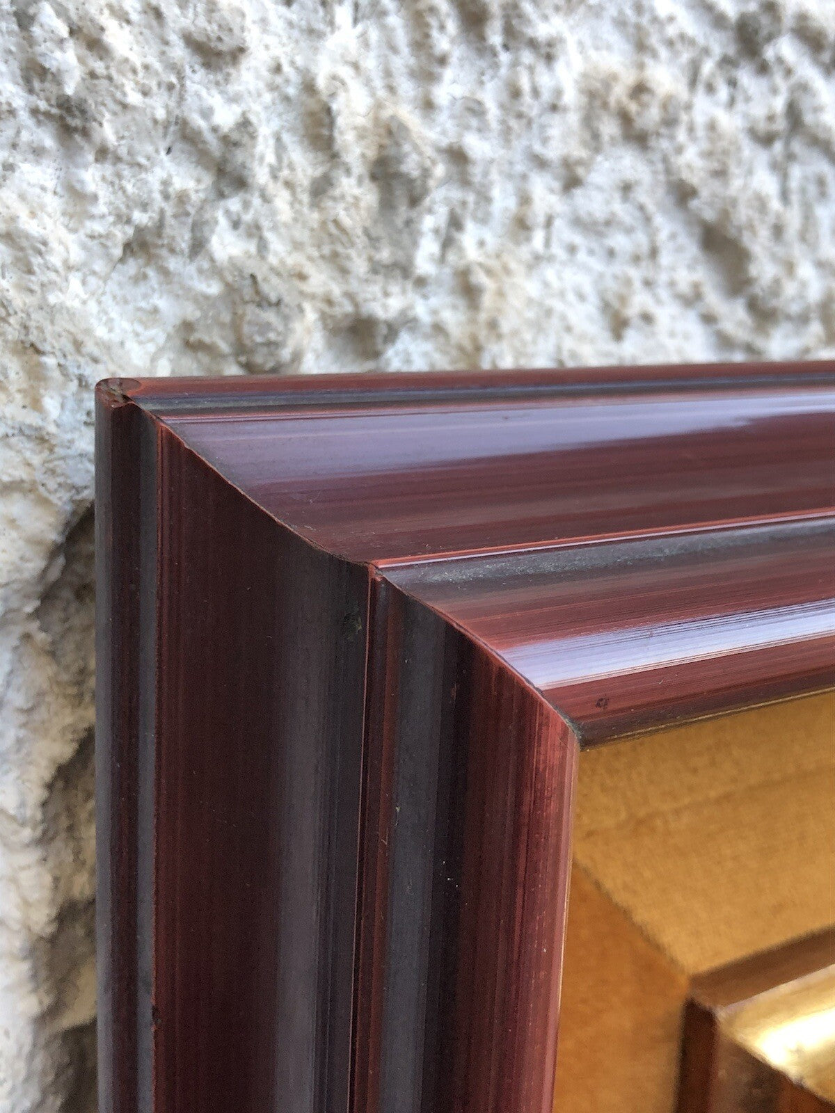 Quadro vintage -Profilo Fanciulla- dipinto a olio su tavoletta