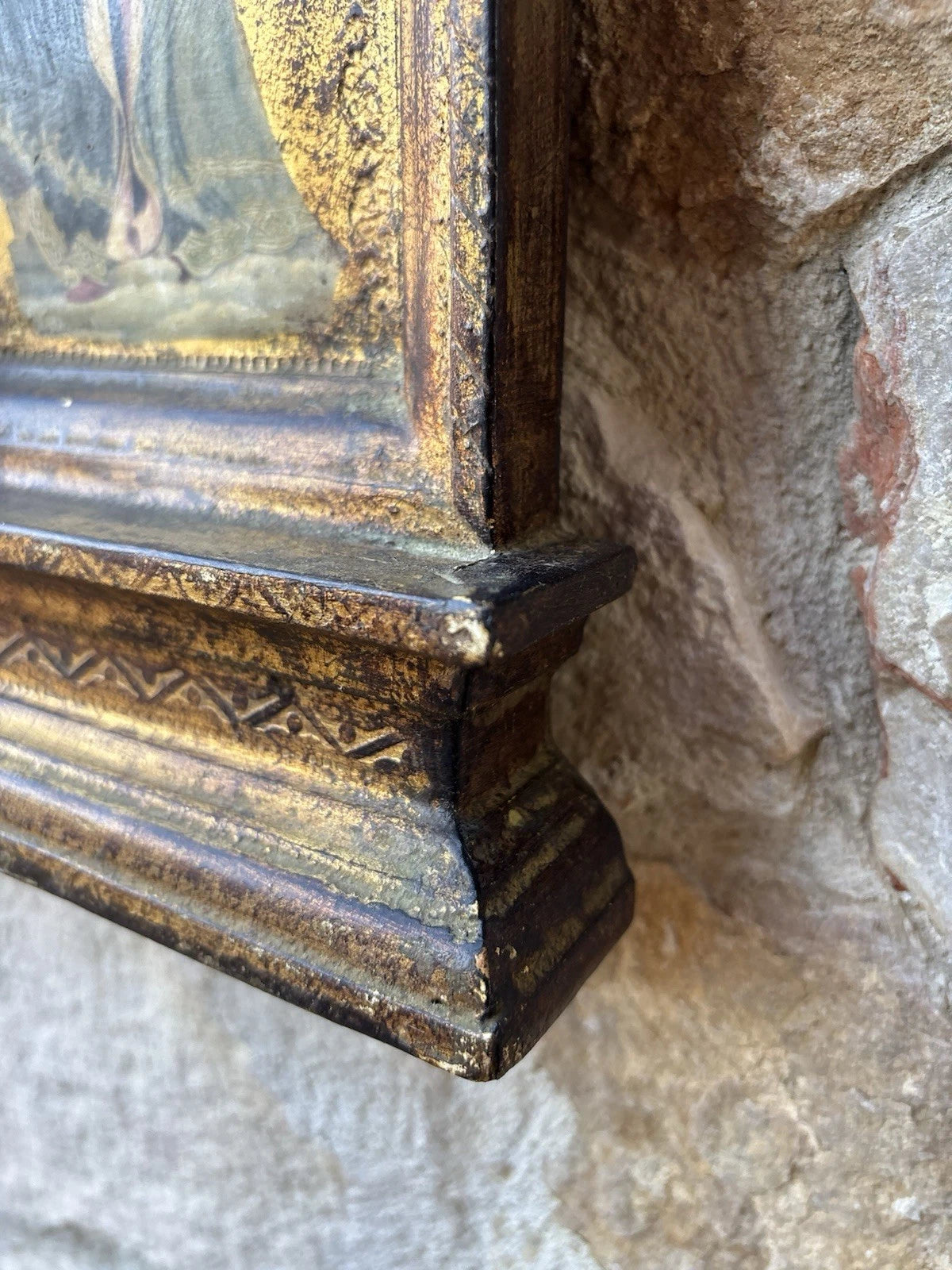 Quadro Icona Religiosa Vintage