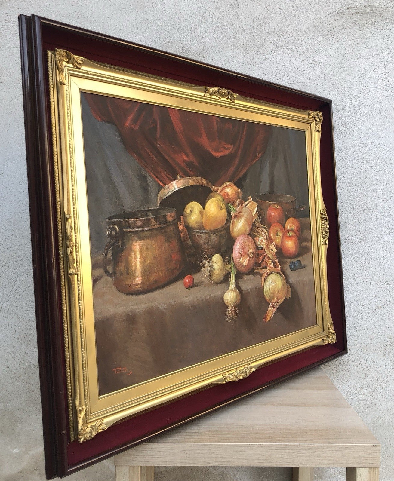 Quadro -Natura Morta- Giovanni Parlato dipinto a olio