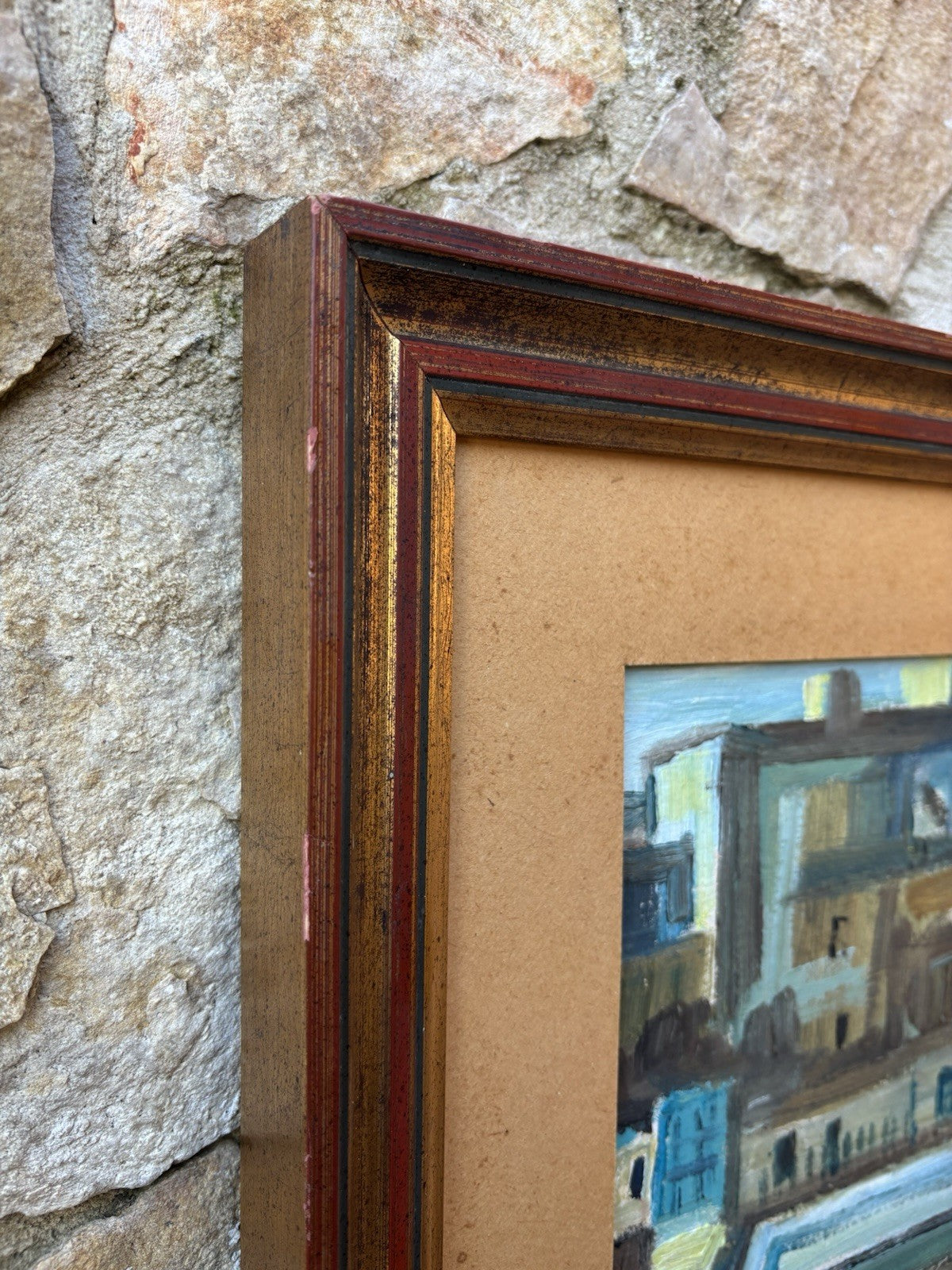 Quadro -Case- Mario Sangiovanni dipinto a olio