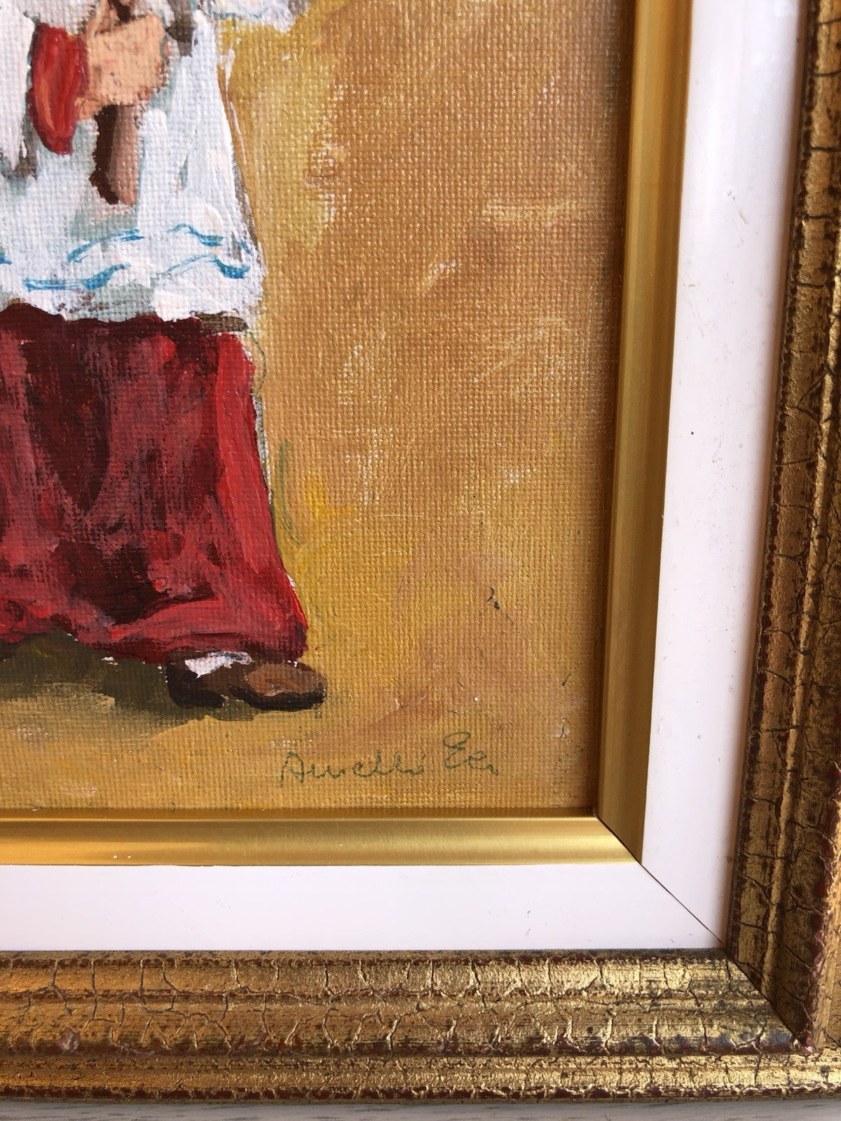 Quadro -Chierichetto- dipinto a olio