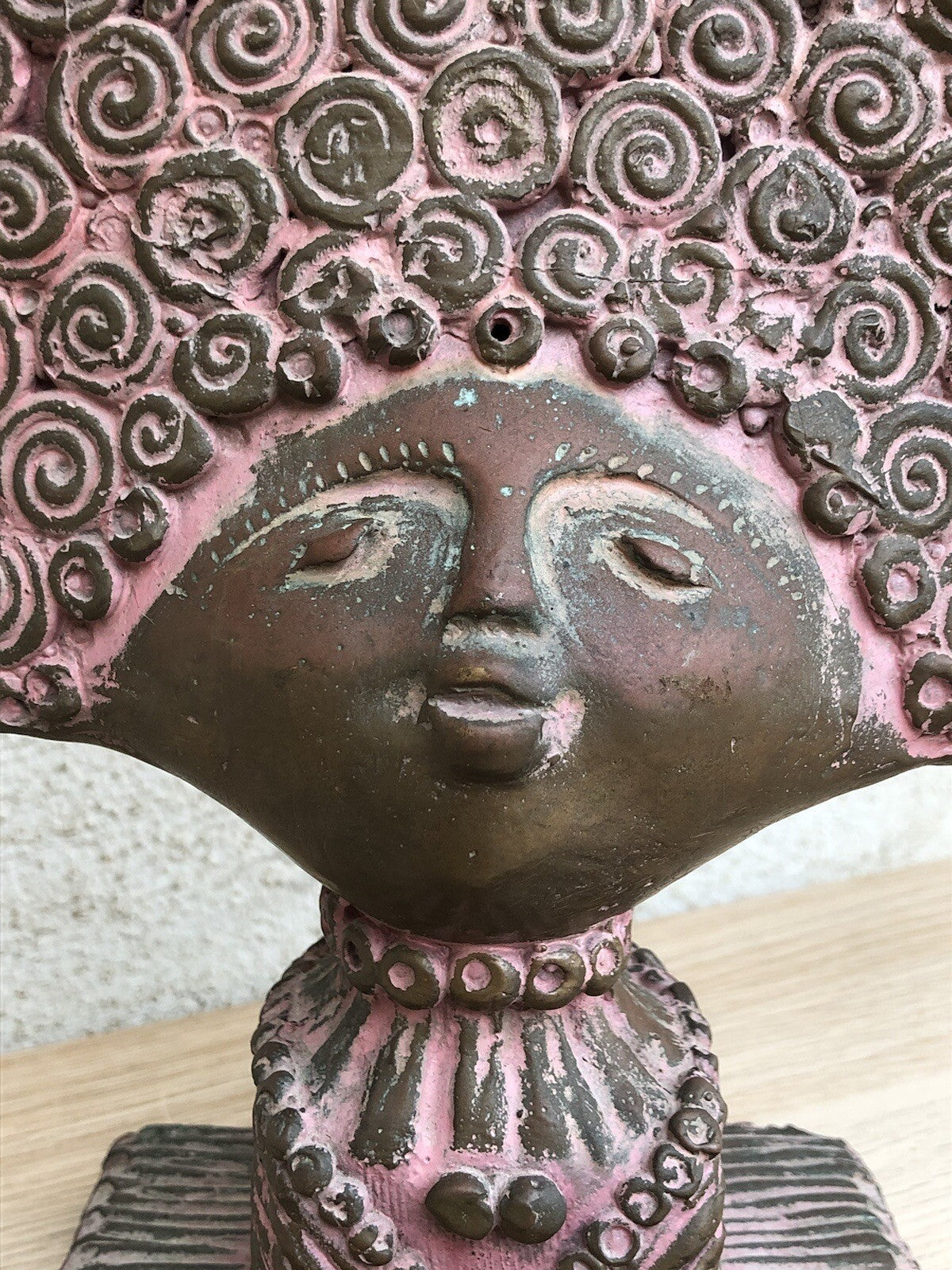 Scultura Vintage In Bronzo Raffaele Spizzico