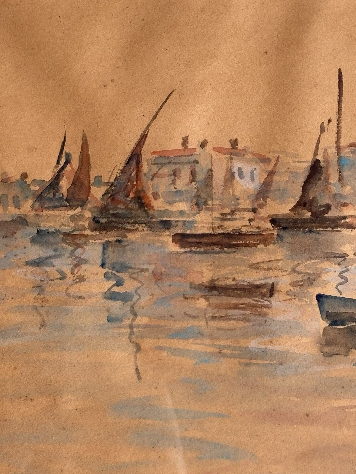 Quadro -Venezia- Giuseppe Madonna realizzato ad acquerello su carta
